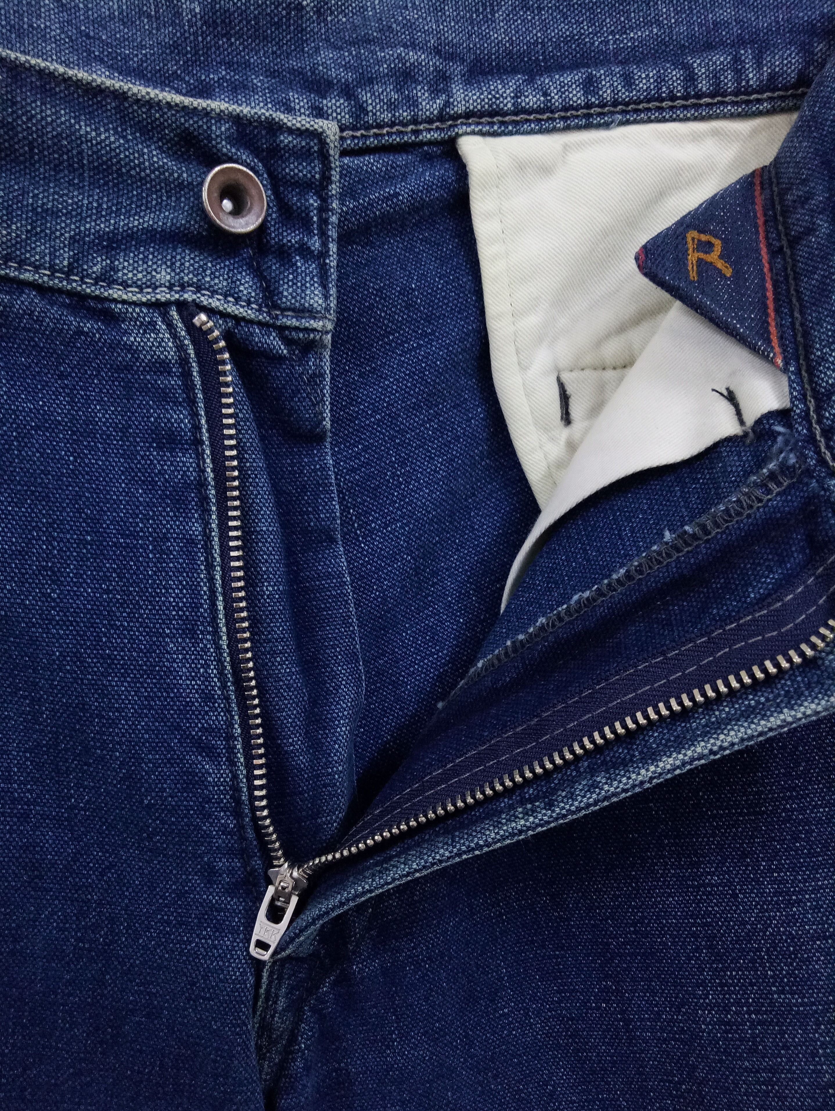 45rpm 🔥🔥🔥45RPM Natural Indigo Dyed Denim Jeans Rare Design Size US 28 / EU 44 - 15 Thumbnail
