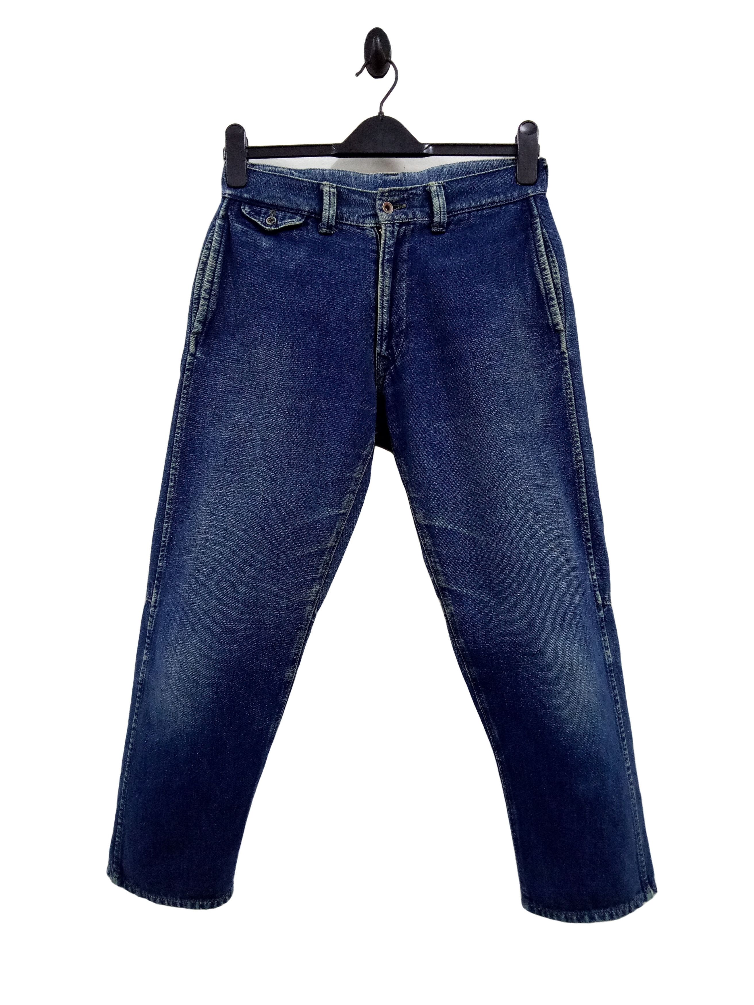 45rpm 🔥🔥🔥45RPM Natural Indigo Dyed Denim Jeans Rare Design Size US 28 / EU 44 - 2 Thumbnail