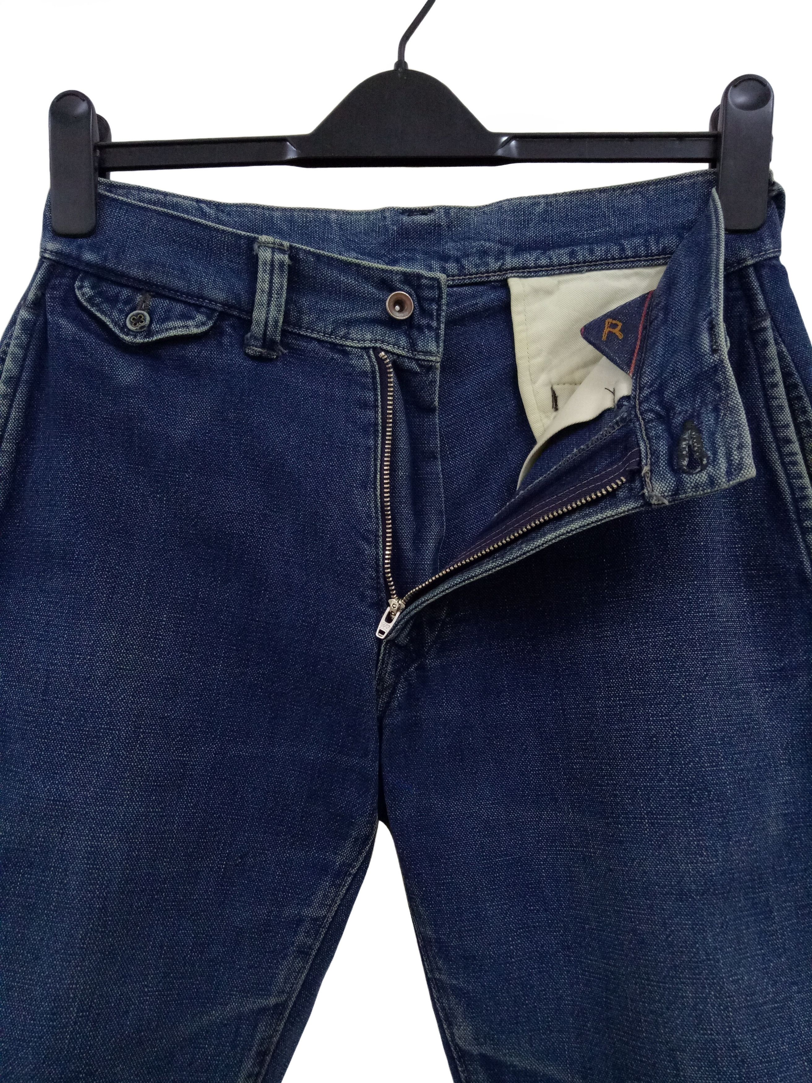 45rpm 🔥🔥🔥45RPM Natural Indigo Dyed Denim Jeans Rare Design Size US 28 / EU 44 - 14 Thumbnail