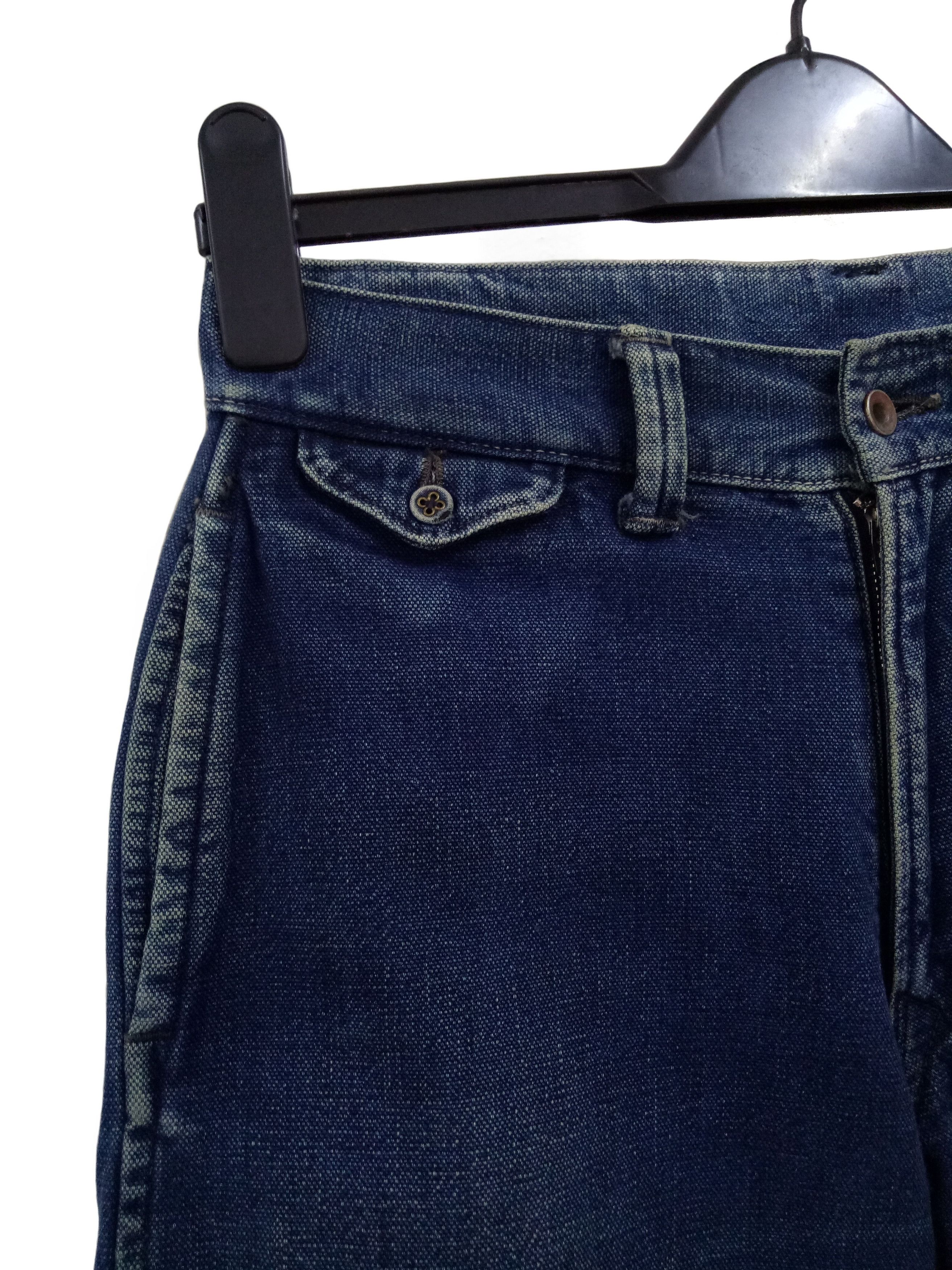 45rpm 🔥🔥🔥45RPM Natural Indigo Dyed Denim Jeans Rare Design Size US 28 / EU 44 - 12 Thumbnail