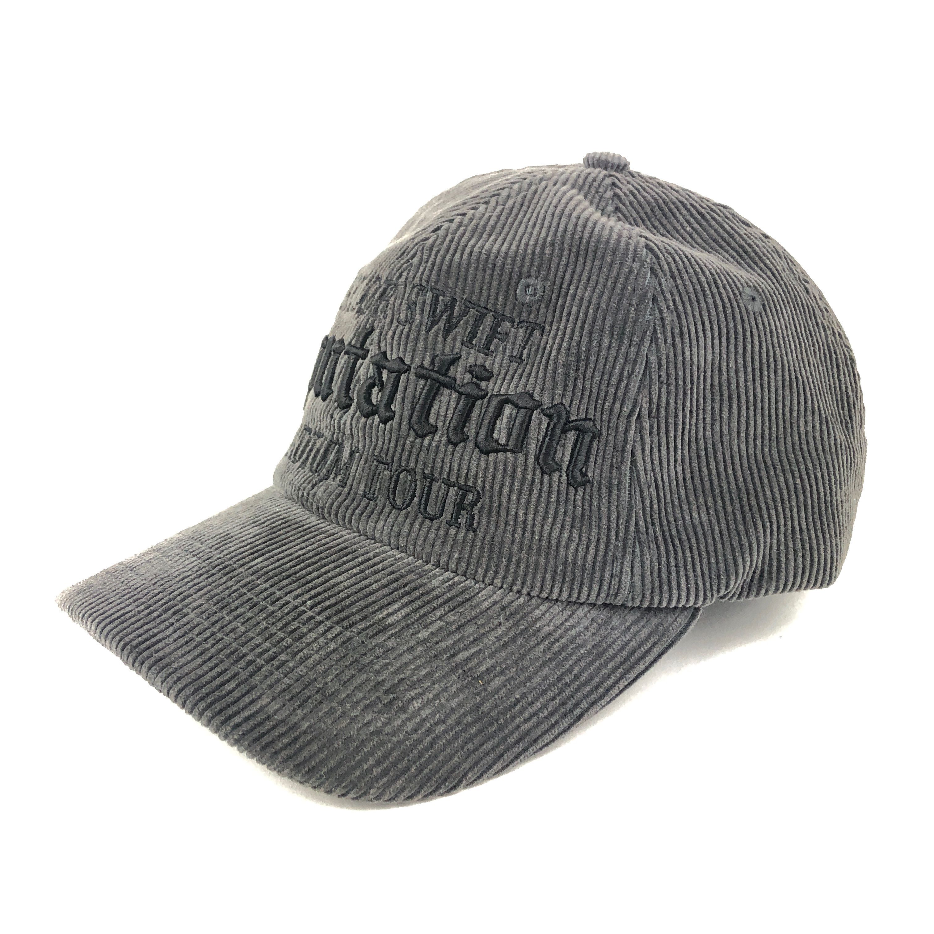 Vintage Taylor Swift Reputation Tour Grey Corduroy Trucker Hat Cap ...