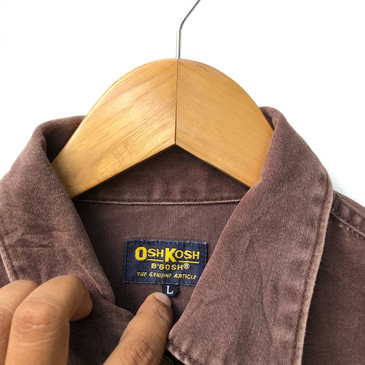 Oshkosh VINTAGE OSHKOSH DENIM TRUCKERS JACKET Size US L / EU 52-54 / 3 - 4 Thumbnail