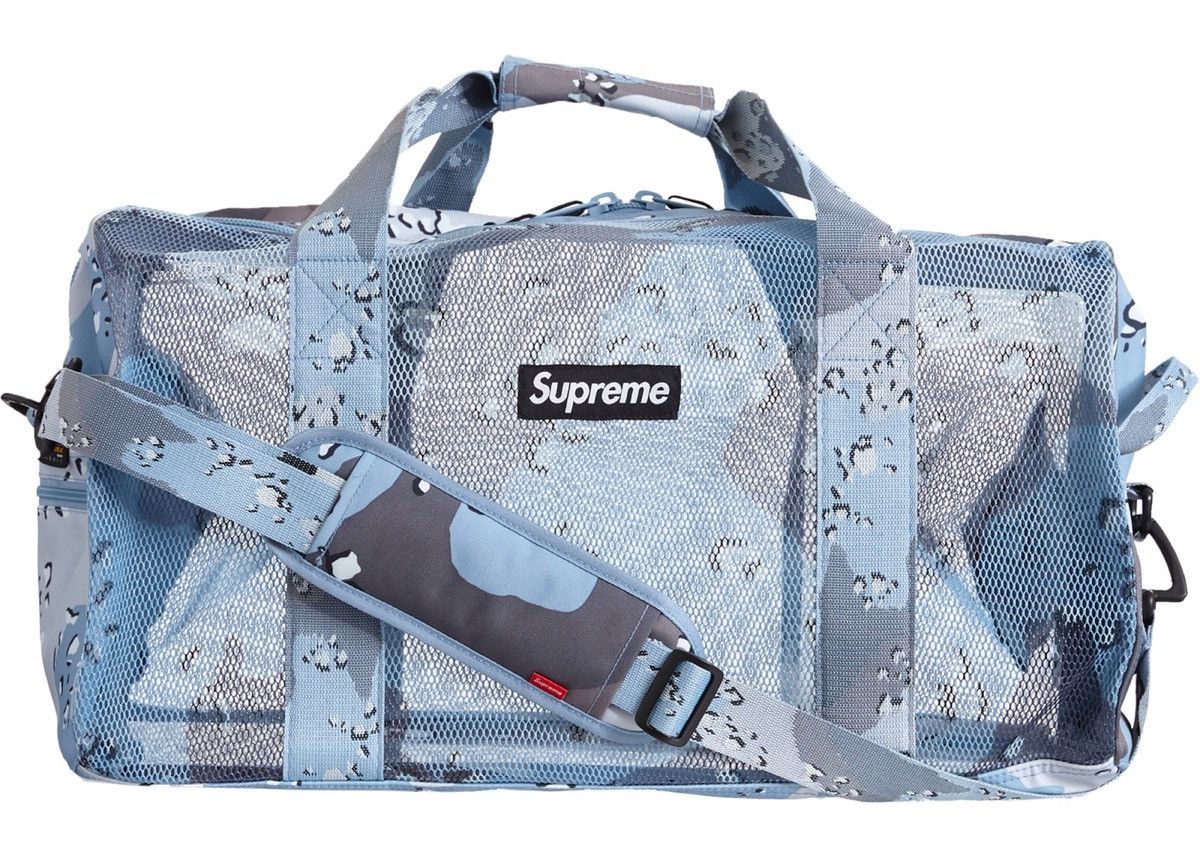 Supreme Waist Bag (SS20) Blue Chocolate Chip Camo Used