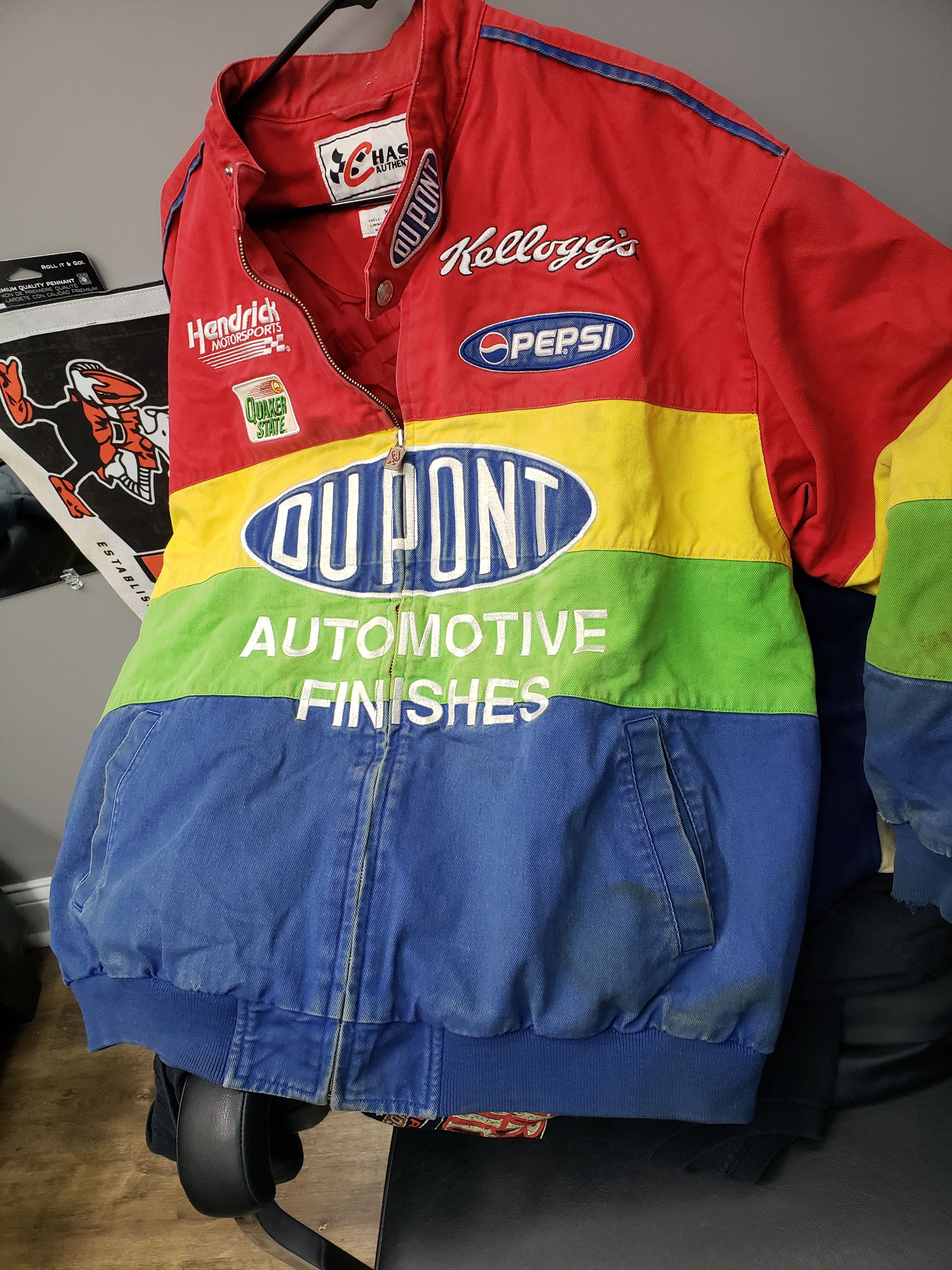 Chase Authentics × NASCAR Vintage DuPont RACING Jeff Gordon Jacket ...