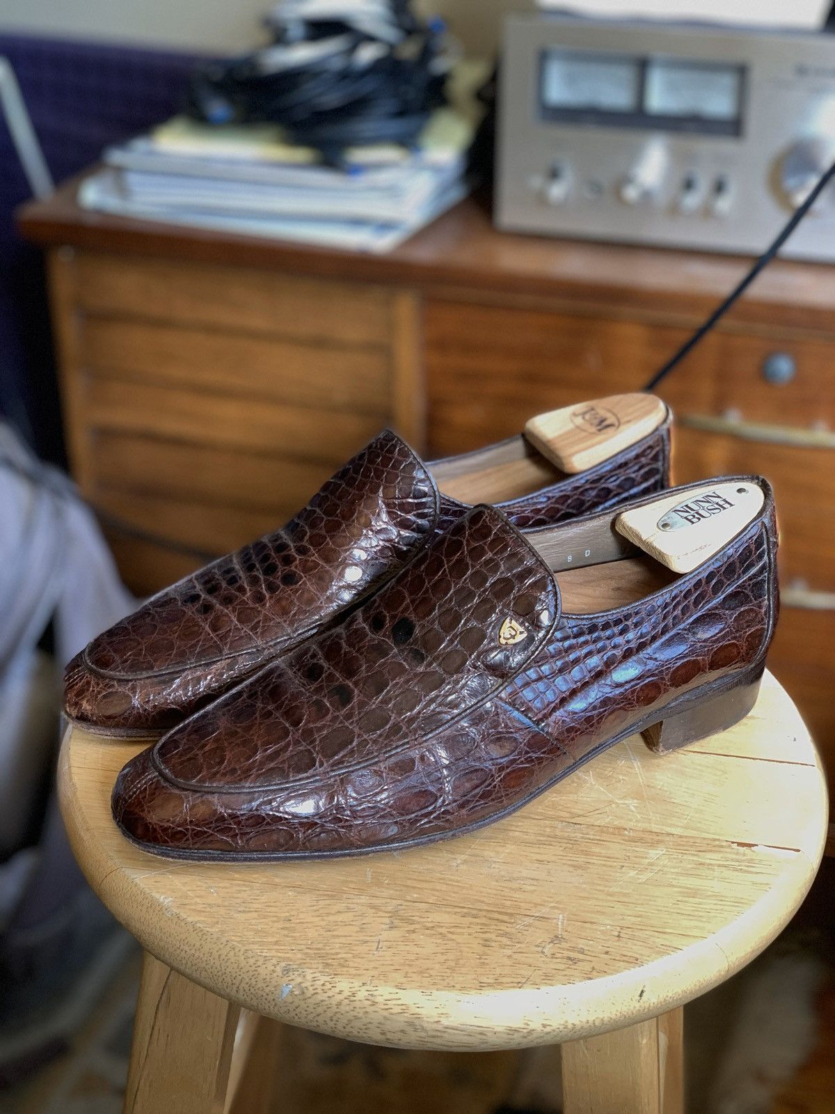 FOTI Handmade Italy Loafers Mens 7D Luxury Exotic Leather Slip On Rare Alligator Loafers for Men – Handmade Genuine Leather Slip-on  main image 3