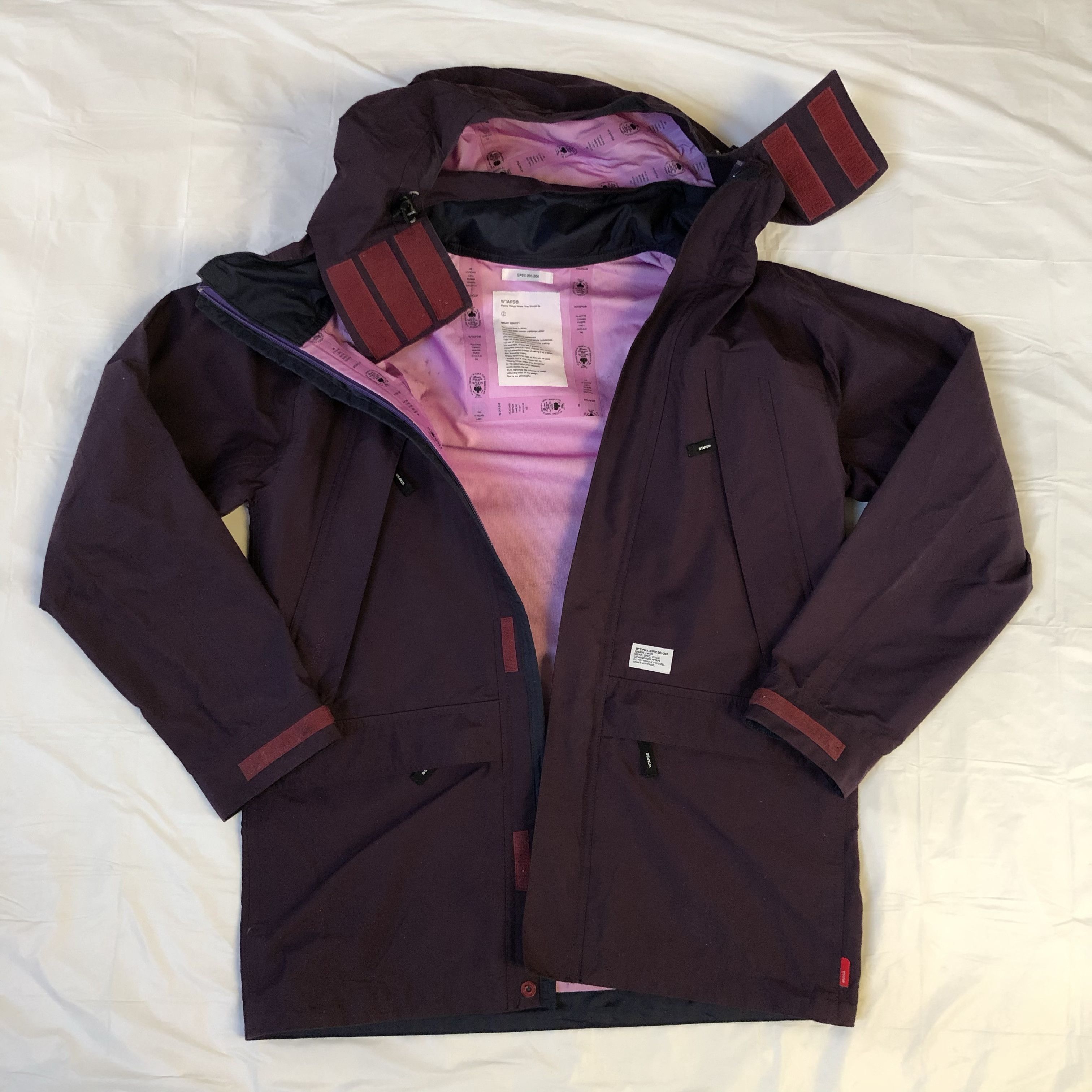 Wtaps WTAPS SS12 Purple Mountain Parka Size US M / EU 48-50 / 2 - 1 Thumbnail