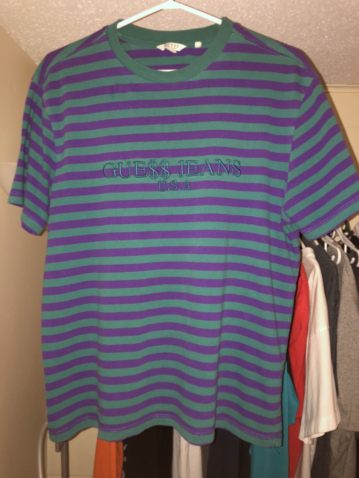 A$AP Rocky × Guess ASAP rocky guess striped tee Size US XS / EU 42 / 0 - 3 Thumbnail