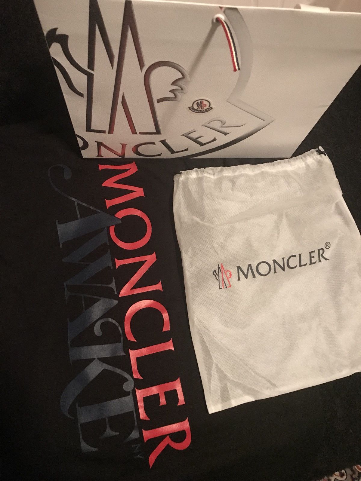 Awake Moncler Black T-shirt