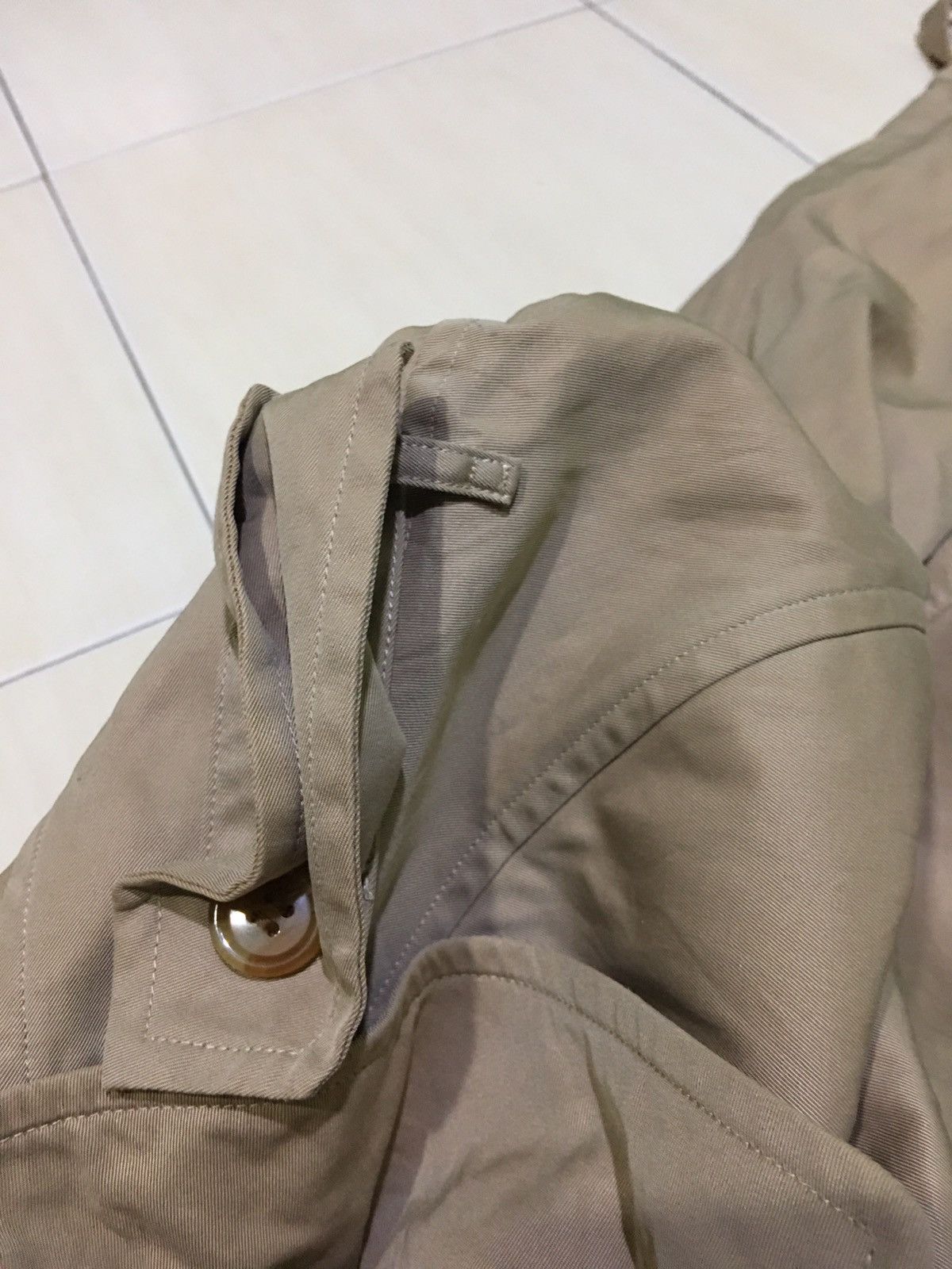 Burberry × Designer × Vintage Vintage 90s Burberrys Trench Coat Nova Check Inside Jacket Size US L / EU 52-54 / 3 - 11 Thumbnail