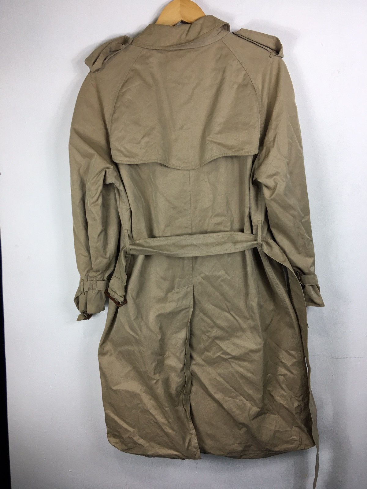 Burberry × Designer × Vintage Vintage 90s Burberrys Trench Coat Nova Check Inside Jacket Size US L / EU 52-54 / 3 - 7 Thumbnail
