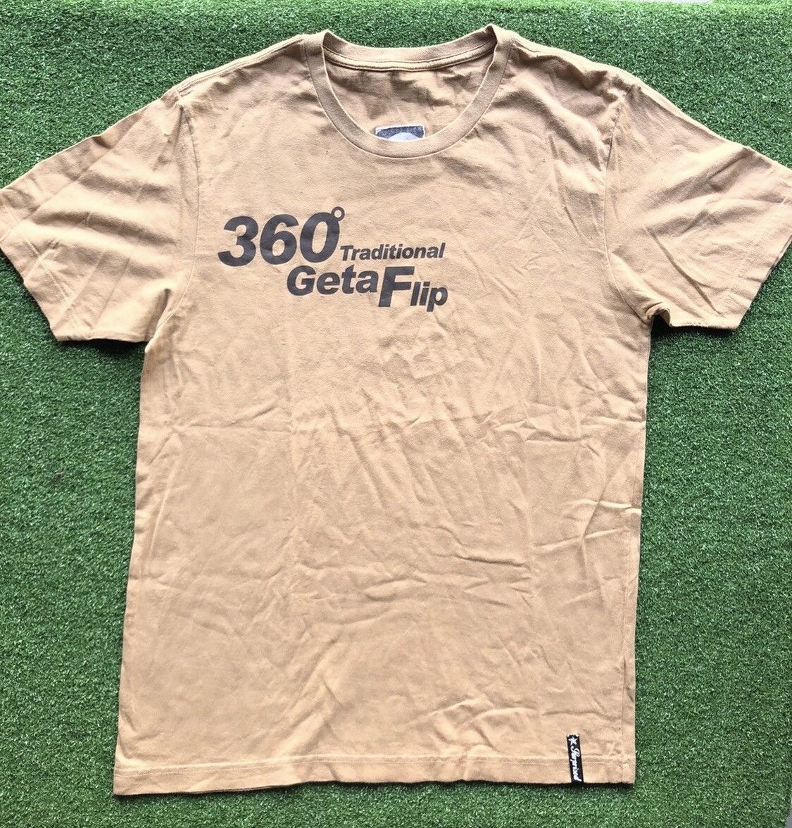 Vintage 90s Get a Flip Japanese Skate Brands Tee Shirt Travis Scott