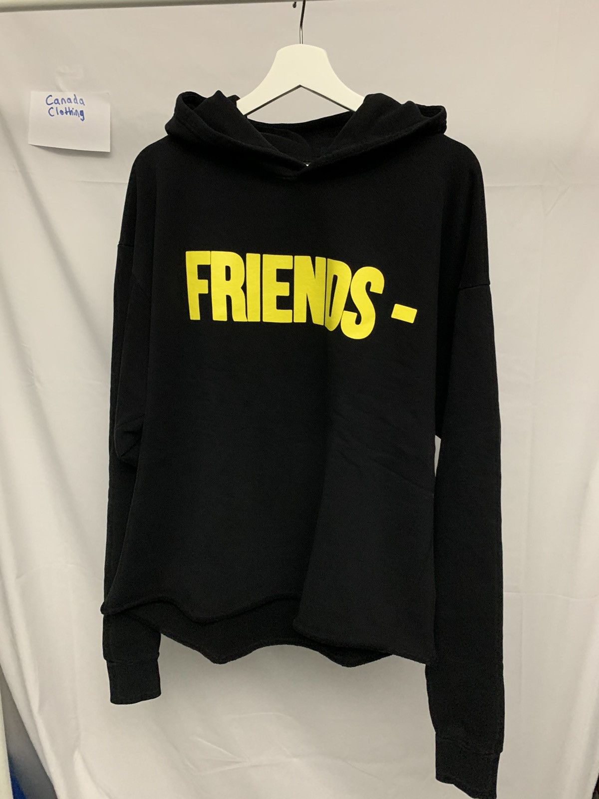 Vlone friends hoodie yellow hotsell