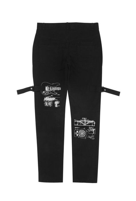 C2h4 c2h4 x number nine blueprint punk cargo pants Grailed