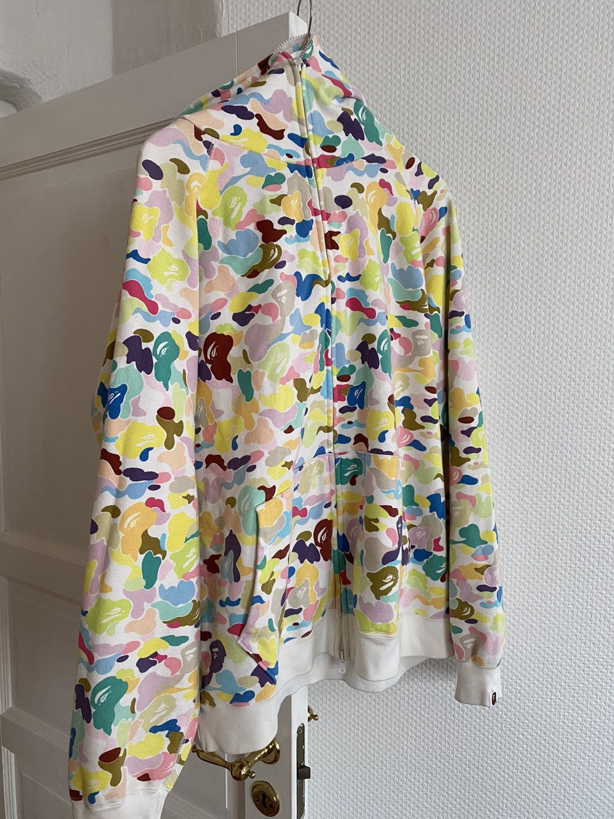 Bape Bape Multicolor Camo Hoodie Size US XL / EU 56 / 4 - 1 Thumbnail