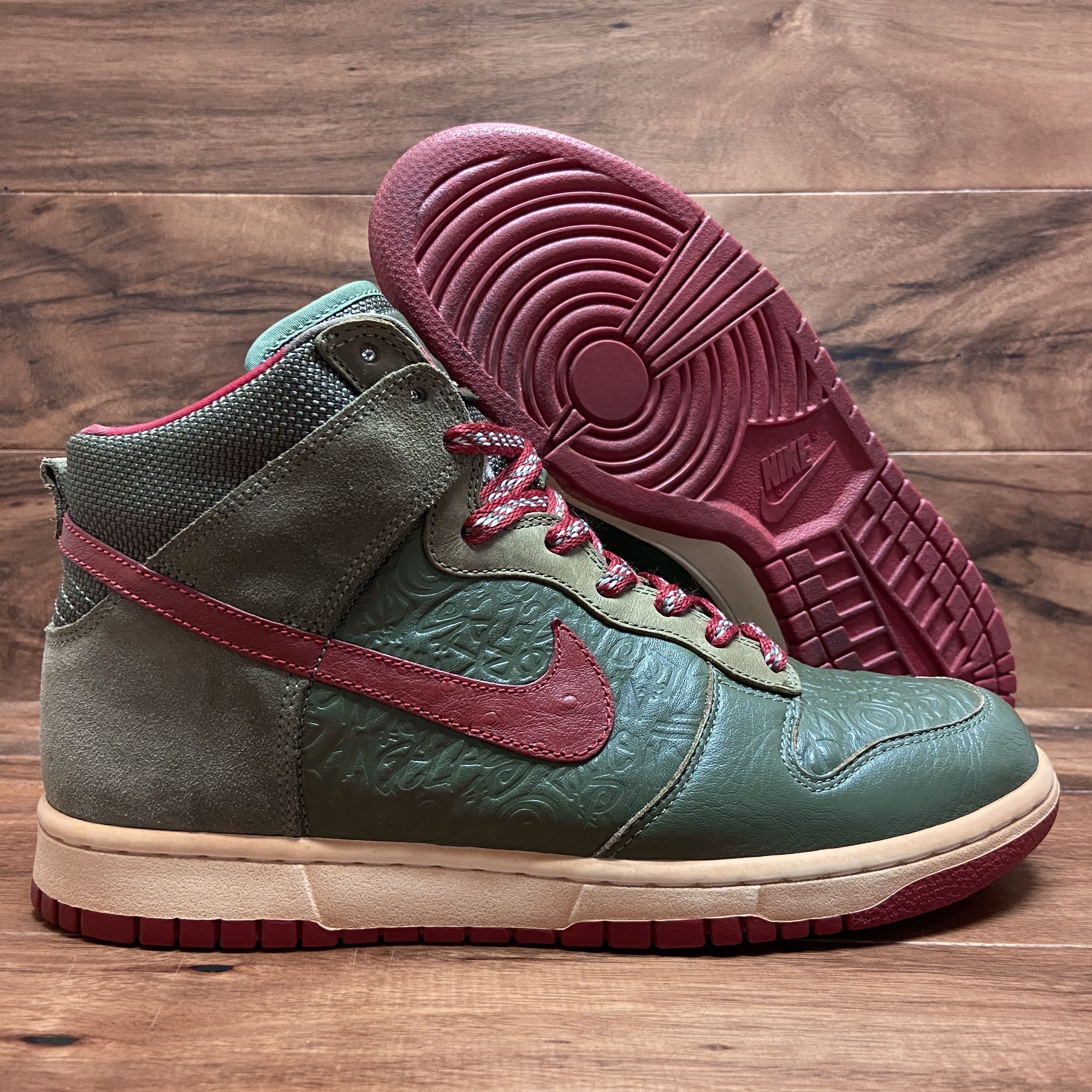 Nike 2006 Nike x Stussy SB Dunk High World Tour New York Olive