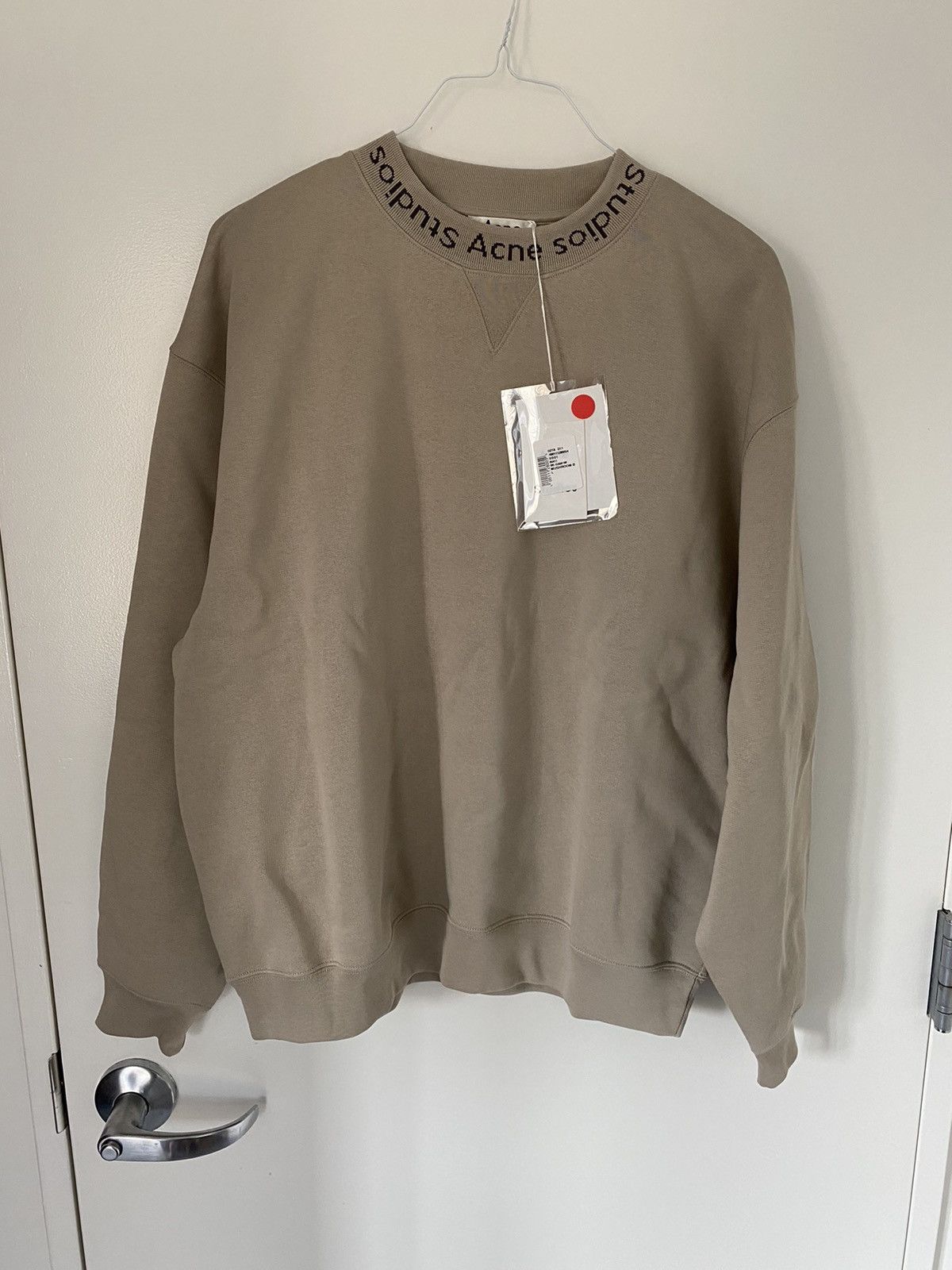 Acne Studios Acne Studios Flogho Logo Print Crewneck sweatshirt size L Size US L / EU 52-54 / 3 - 1 Thumbnail