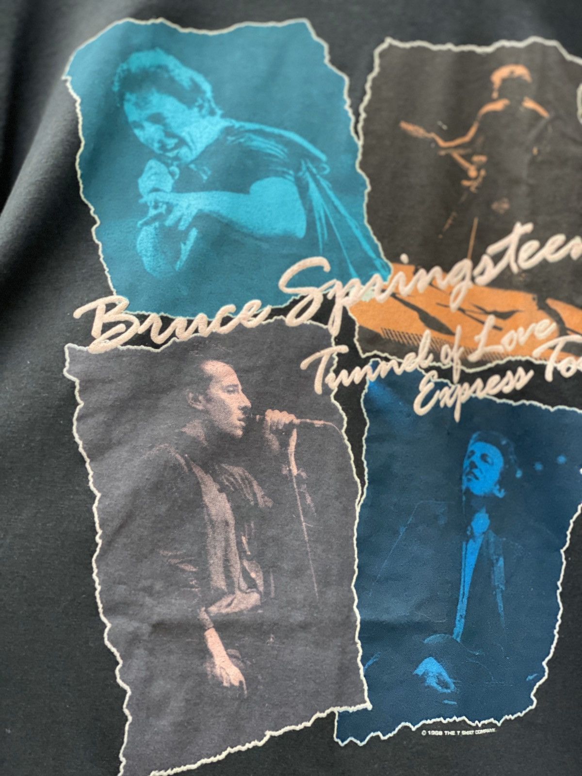 Vintage 1988 BRUCE SPRINGSTEEN (Tunnel of love express tour) Size US L / EU 52-54 / 3 - 2 Thumbnail