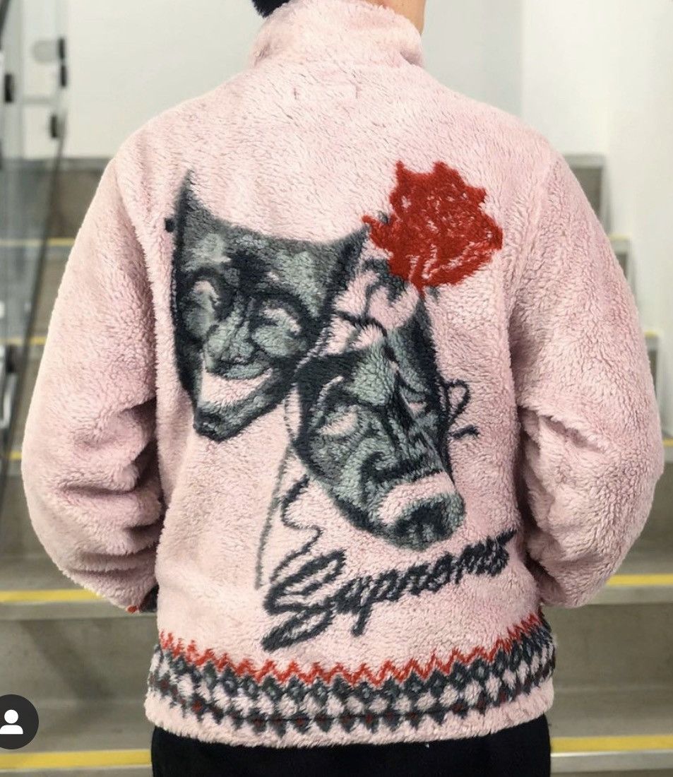 Supreme Drama Mask Fleece Jacket XL