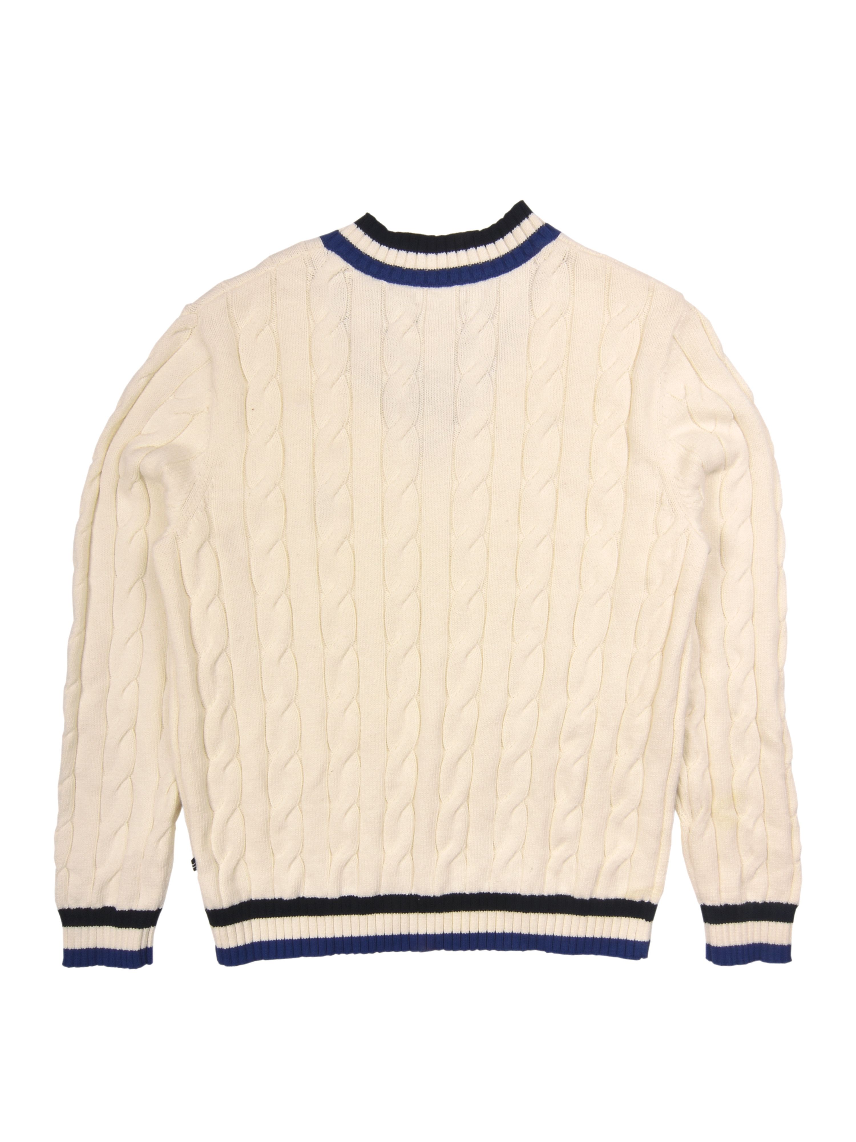 Nautica Woven V-Neck Sweater Size US L / EU 52-54 / 3 - 3 Thumbnail
