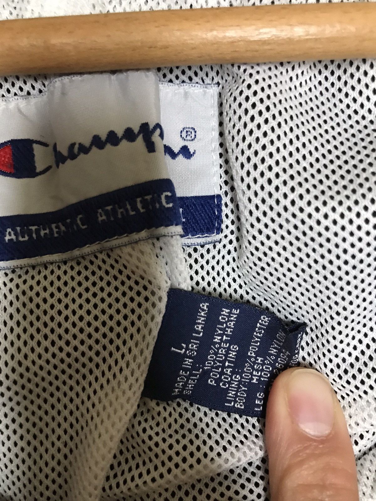 Champion × NFL Vintage 90s Baltimore Ravens Champion Nylon Jogger Pants Size US 33 - 4 Thumbnail