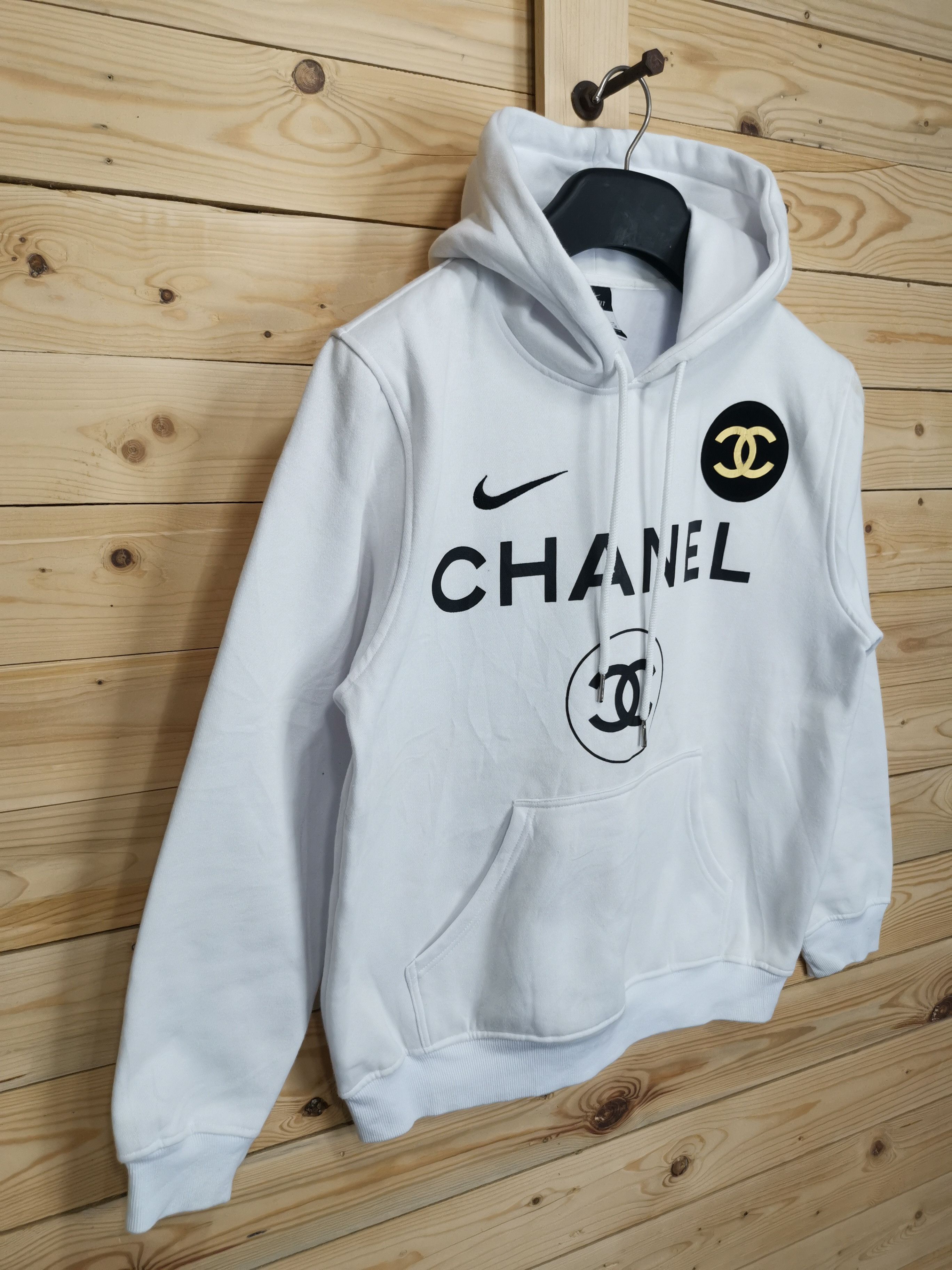 Chanel white hoodie sale