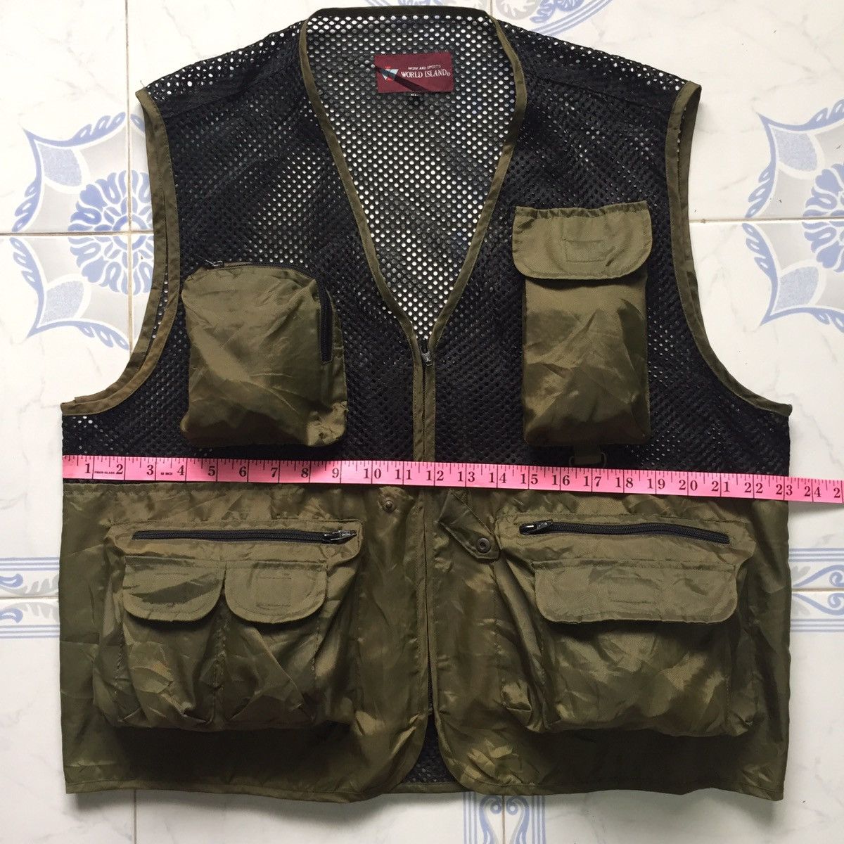 Japanese Brand World Island Tactical/Fishing Vest Size US L / EU 52-54 / 3 - 20 Thumbnail