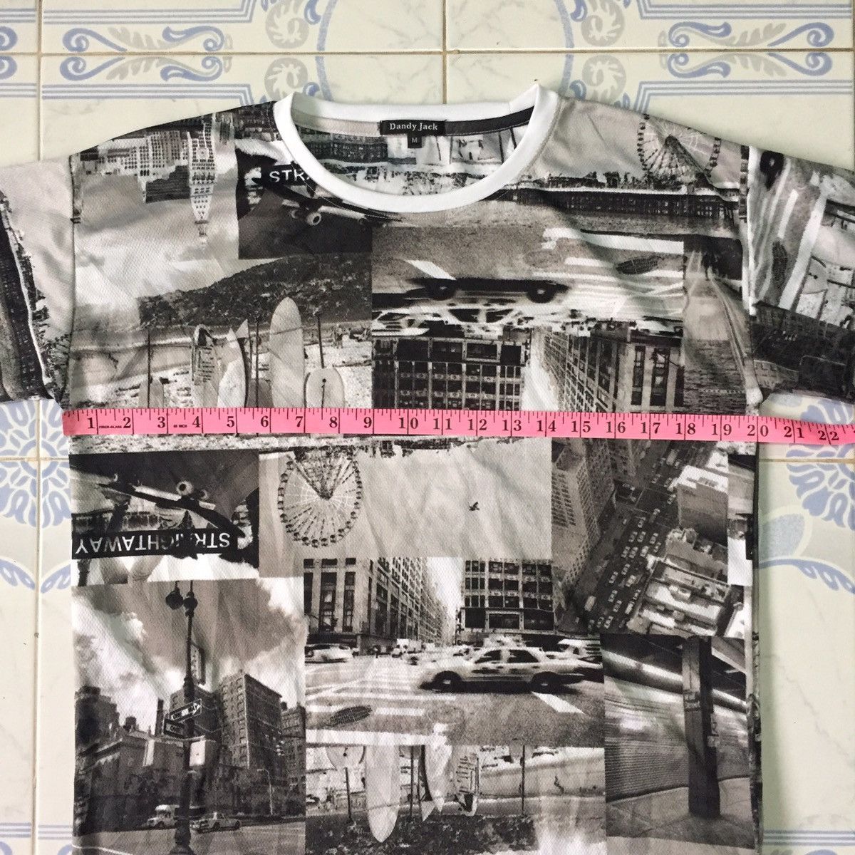 Japanese Brand Symmetry Upside Down Straightaway Fullprint Dandy Jack Tee Size US M / EU 48-50 / 2 - 17 Thumbnail
