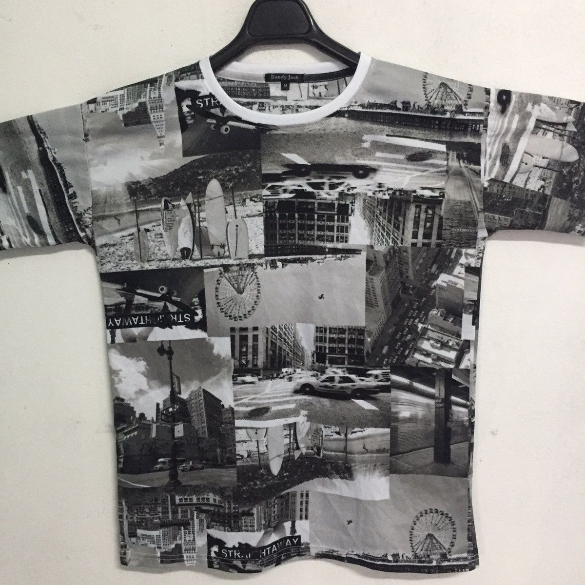 Japanese Brand Symmetry Upside Down Straightaway Fullprint Dandy Jack Tee Size US M / EU 48-50 / 2 - 2 Thumbnail