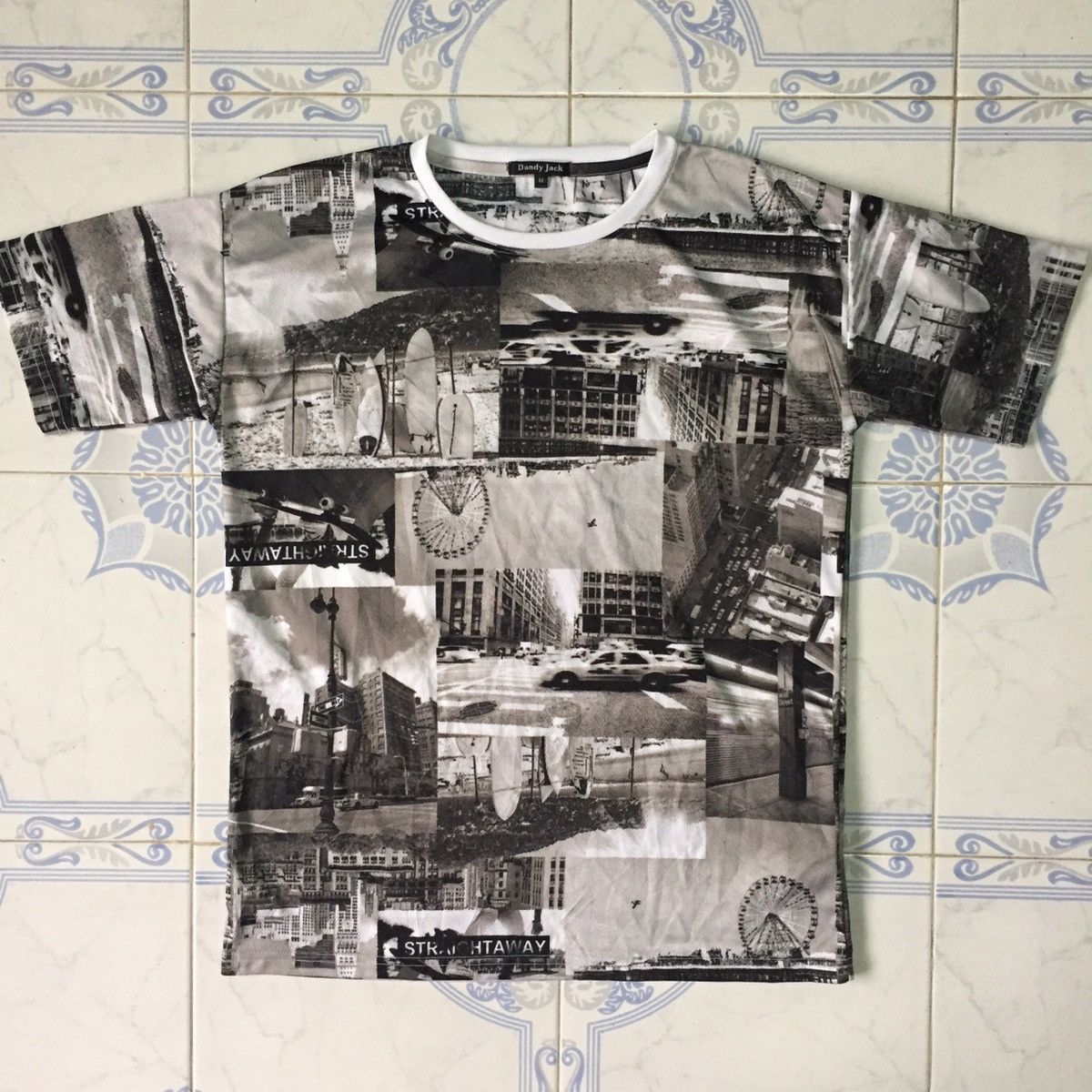 Japanese Brand Symmetry Upside Down Straightaway Fullprint Dandy Jack Tee Size US M / EU 48-50 / 2 - 16 Thumbnail