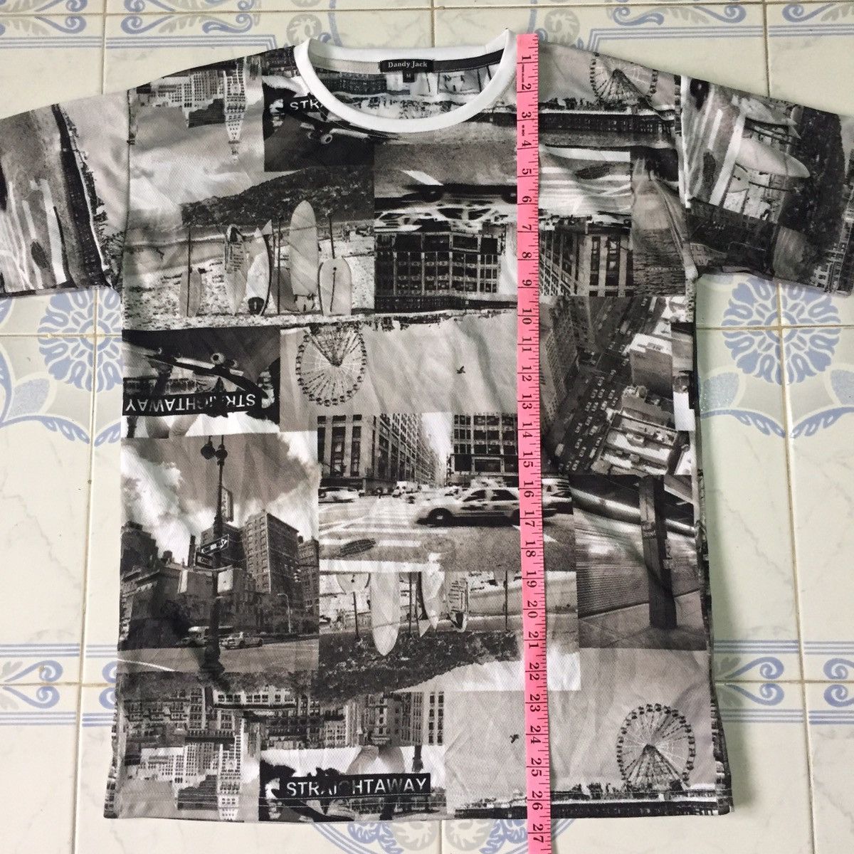 Japanese Brand Symmetry Upside Down Straightaway Fullprint Dandy Jack Tee Size US M / EU 48-50 / 2 - 18 Thumbnail