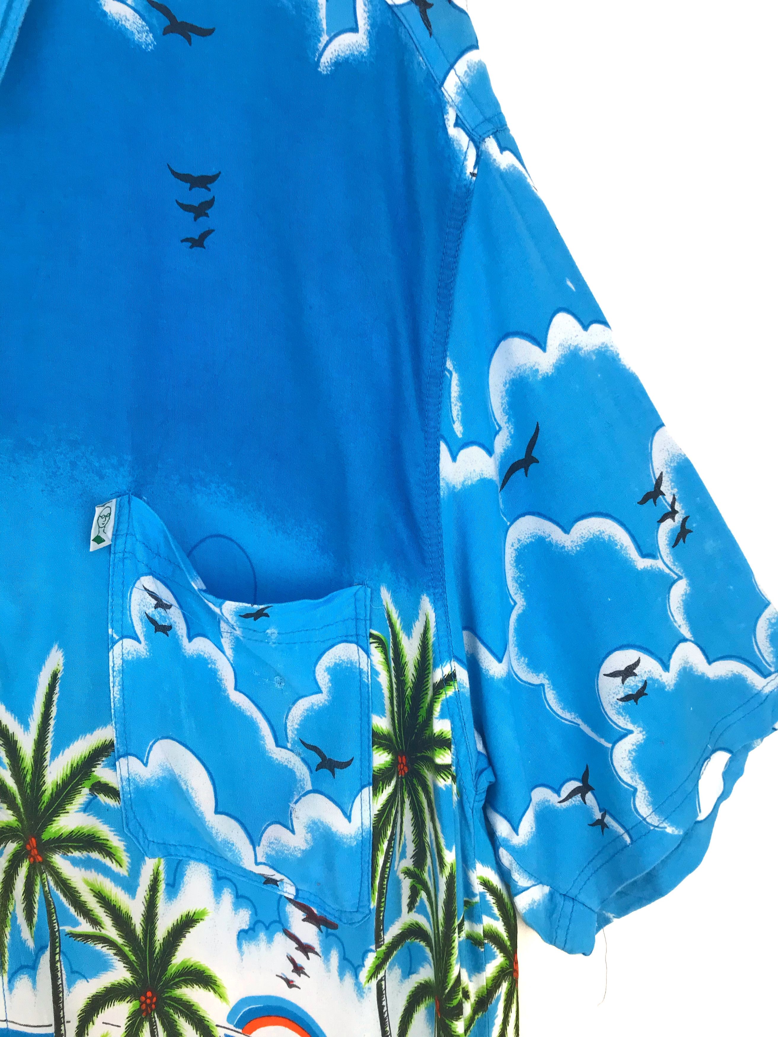Vintage Vintage Ghandy Sunrise Morning Hawaiian Shirt Size US M / EU 48-50 / 2 - 3 Thumbnail