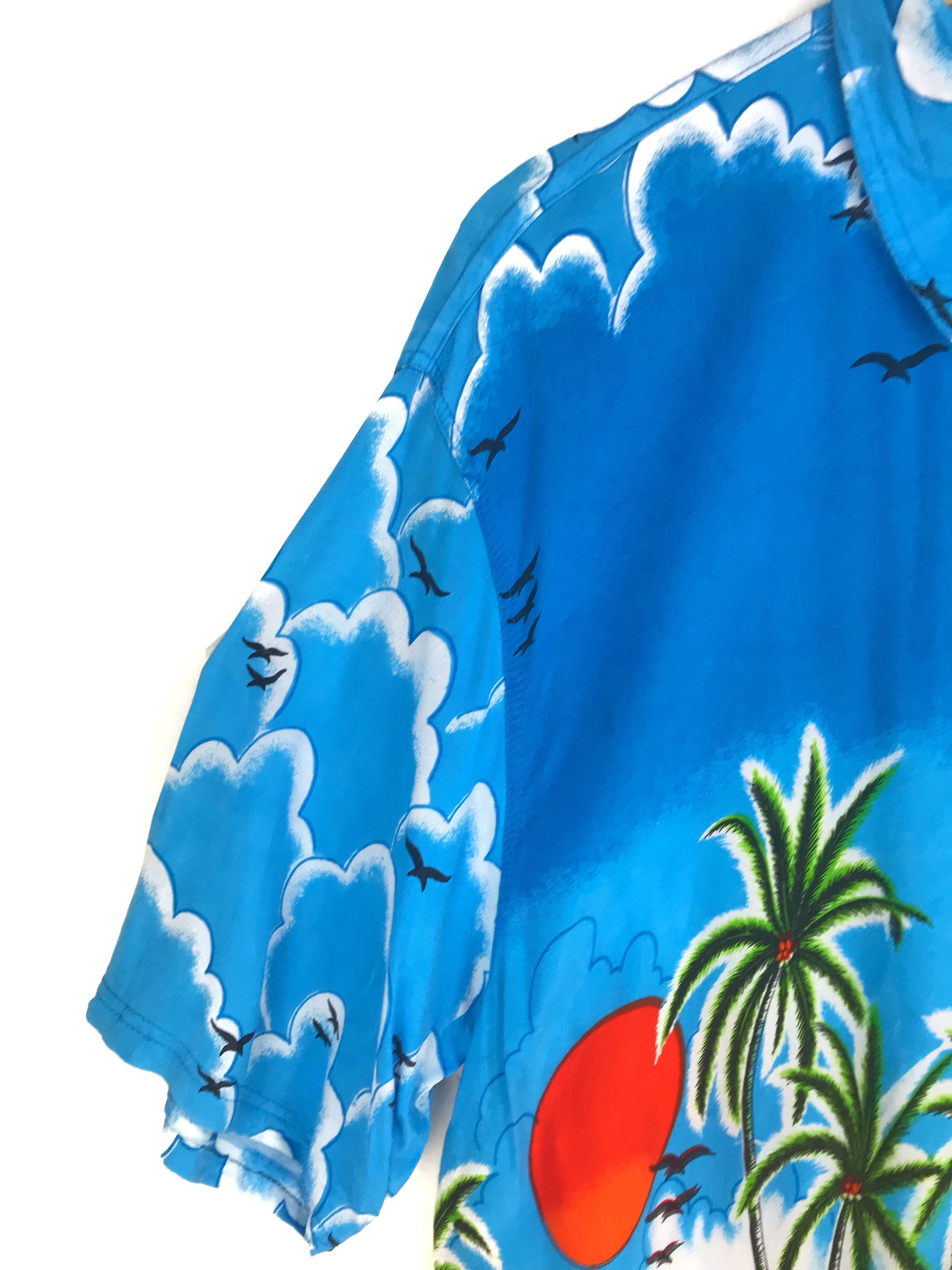 Vintage Vintage Ghandy Sunrise Morning Hawaiian Shirt Size US M / EU 48-50 / 2 - 2 Thumbnail