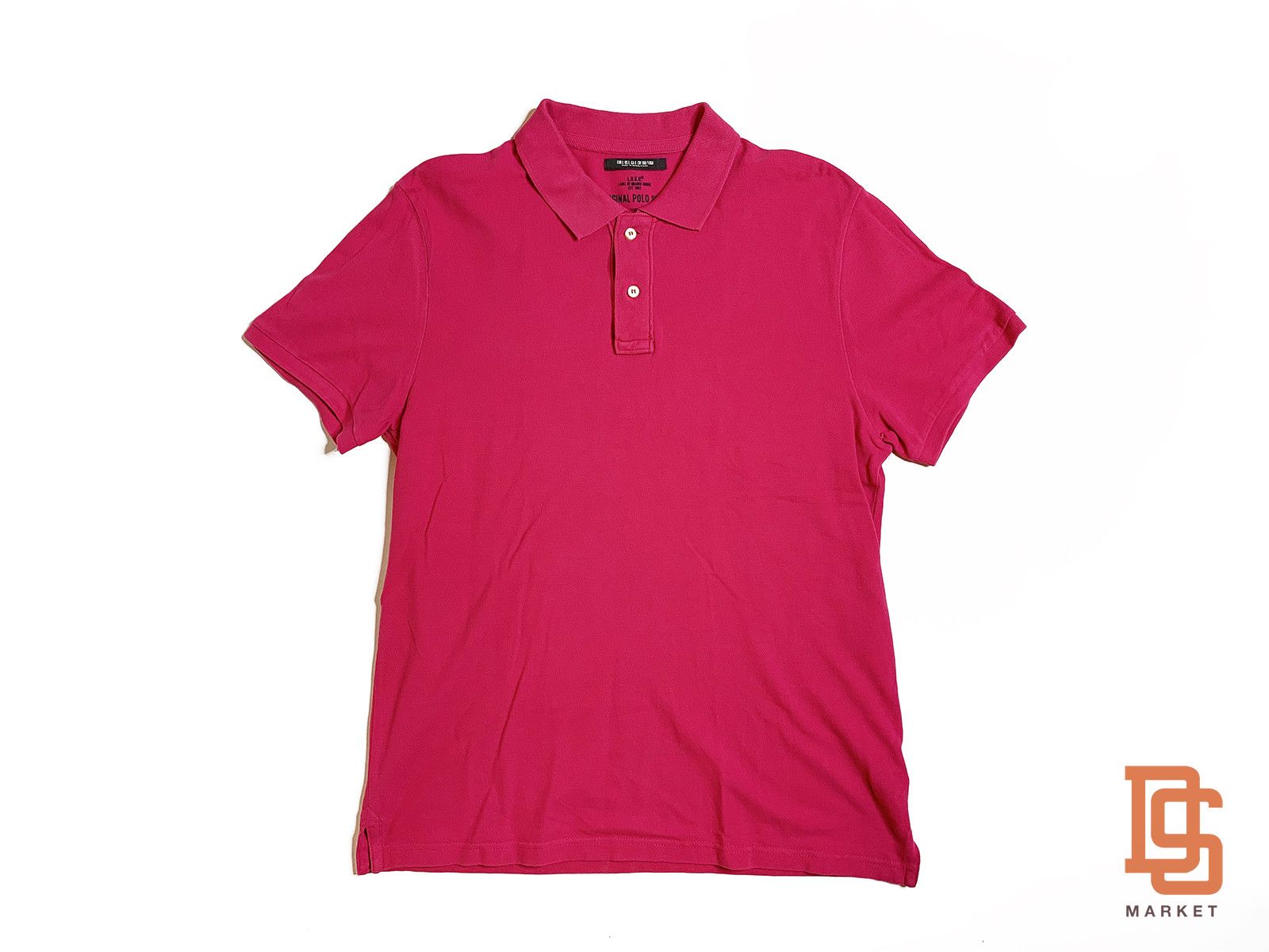 H&M H&M SHORT SLEEVE POLO HOT PINK L.O.G.G. SHIRT Size US L / EU 52-54 / 3 - 1 Thumbnail