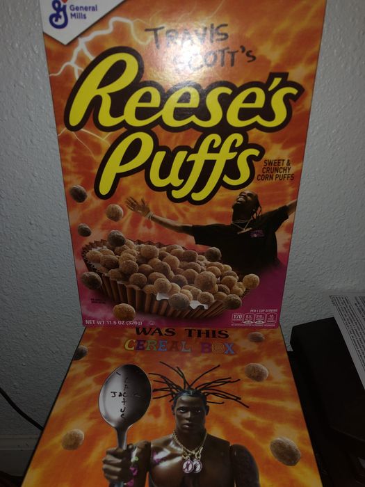 Travis Scott Travis Scott Cereal Box Limited Edition Reese’s Puff | Grailed