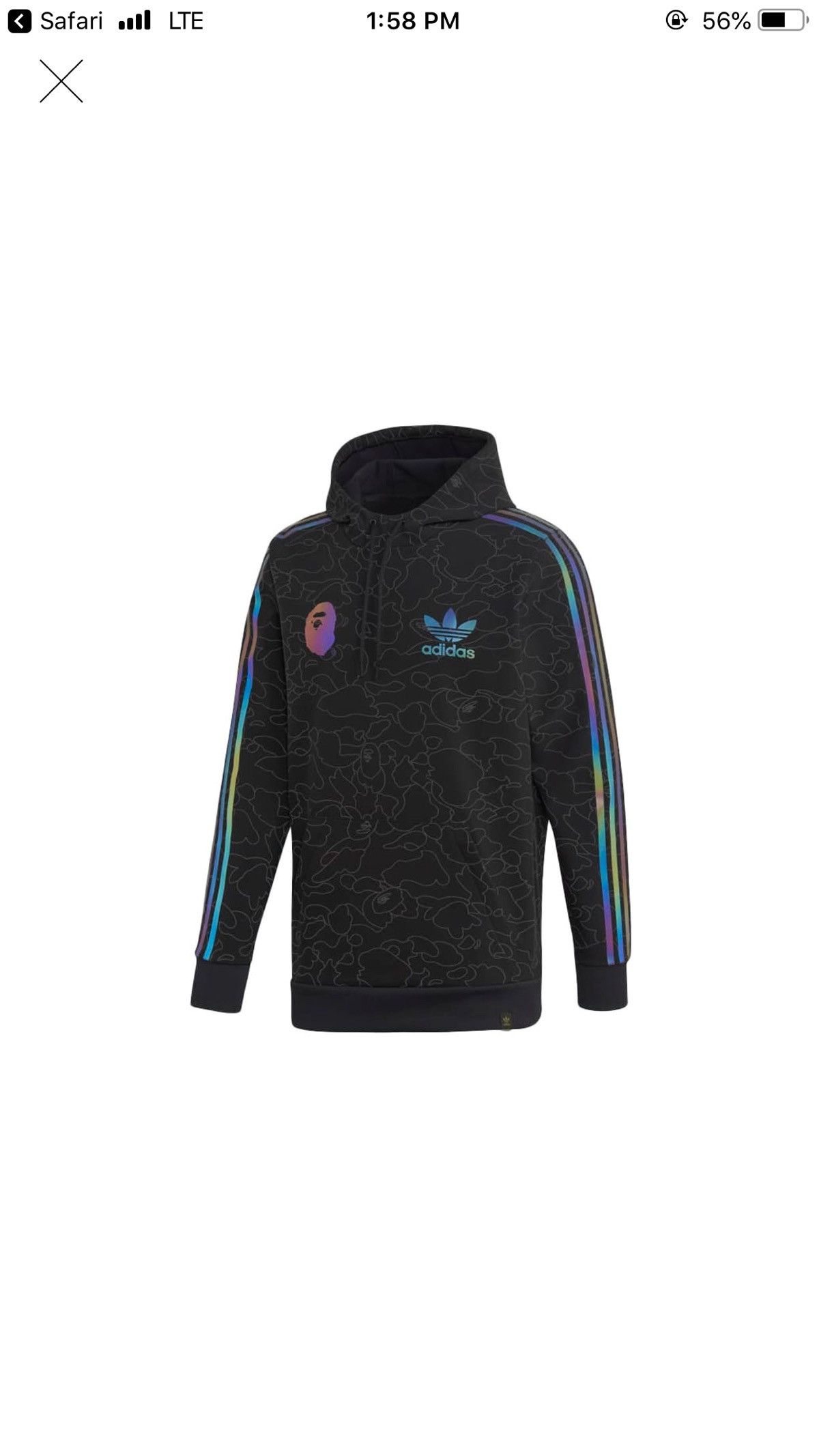 Adidas x bape tech hoodie black online