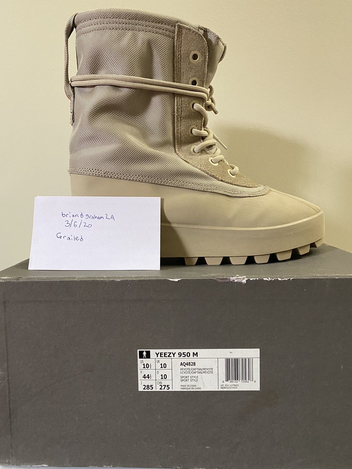 Adidas Yeezy Season Adidas Yeezy Boost 950 peyote Grailed