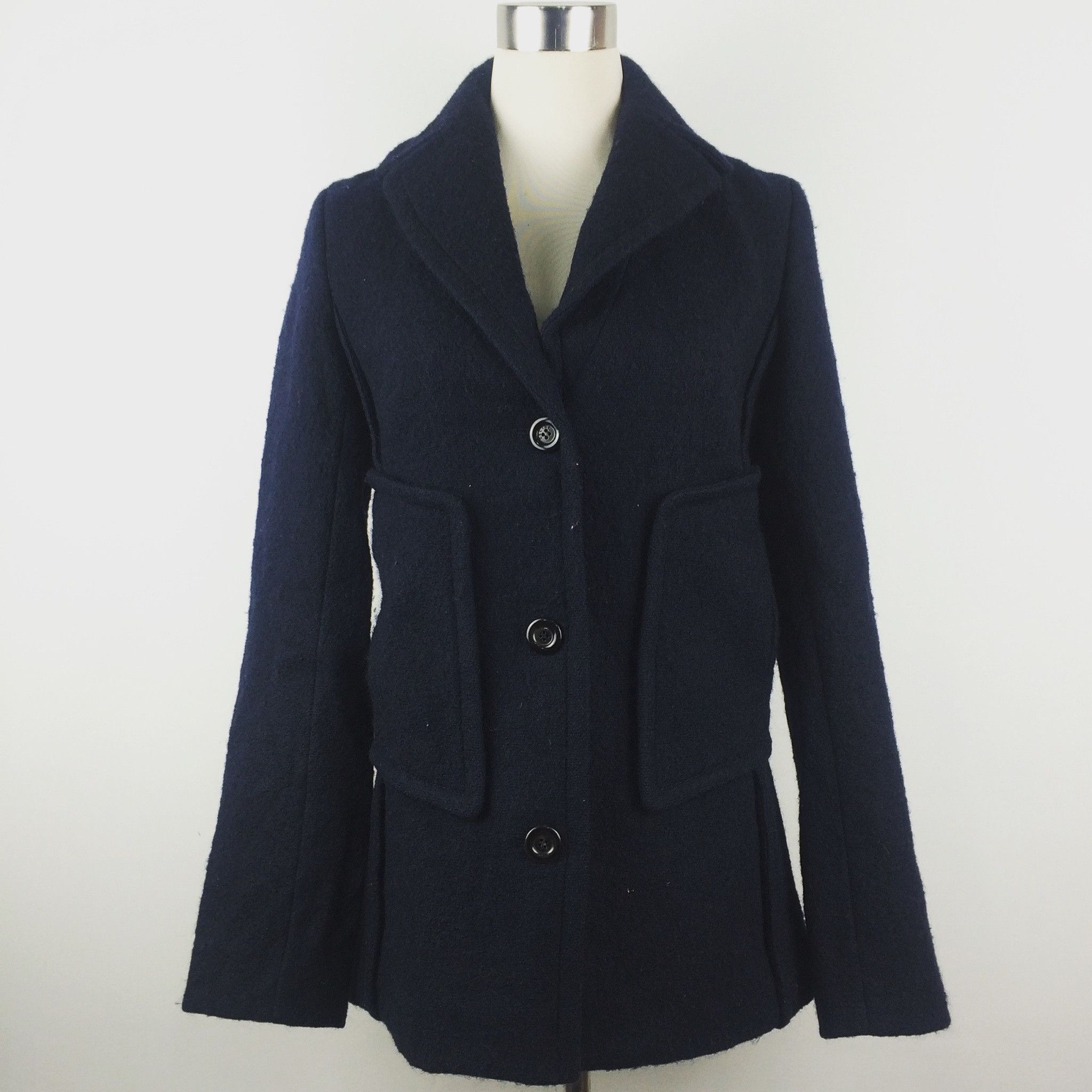 Celine CELINE Paris Wool Coat Winter Jacket Italy Luxury Designer Size XS / US 0-2 / IT 36-38 - 5 Thumbnail