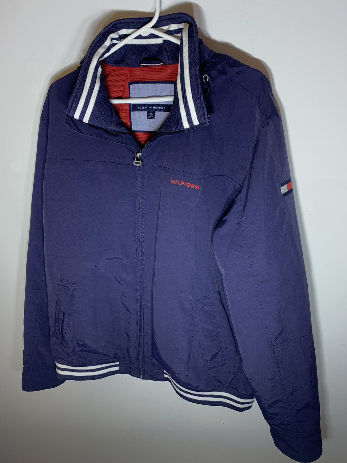 Tommy Hilfiger Vintage Tommy Hilfiger zip up jacket Size US XL / EU 56 / 4 - 1 Thumbnail