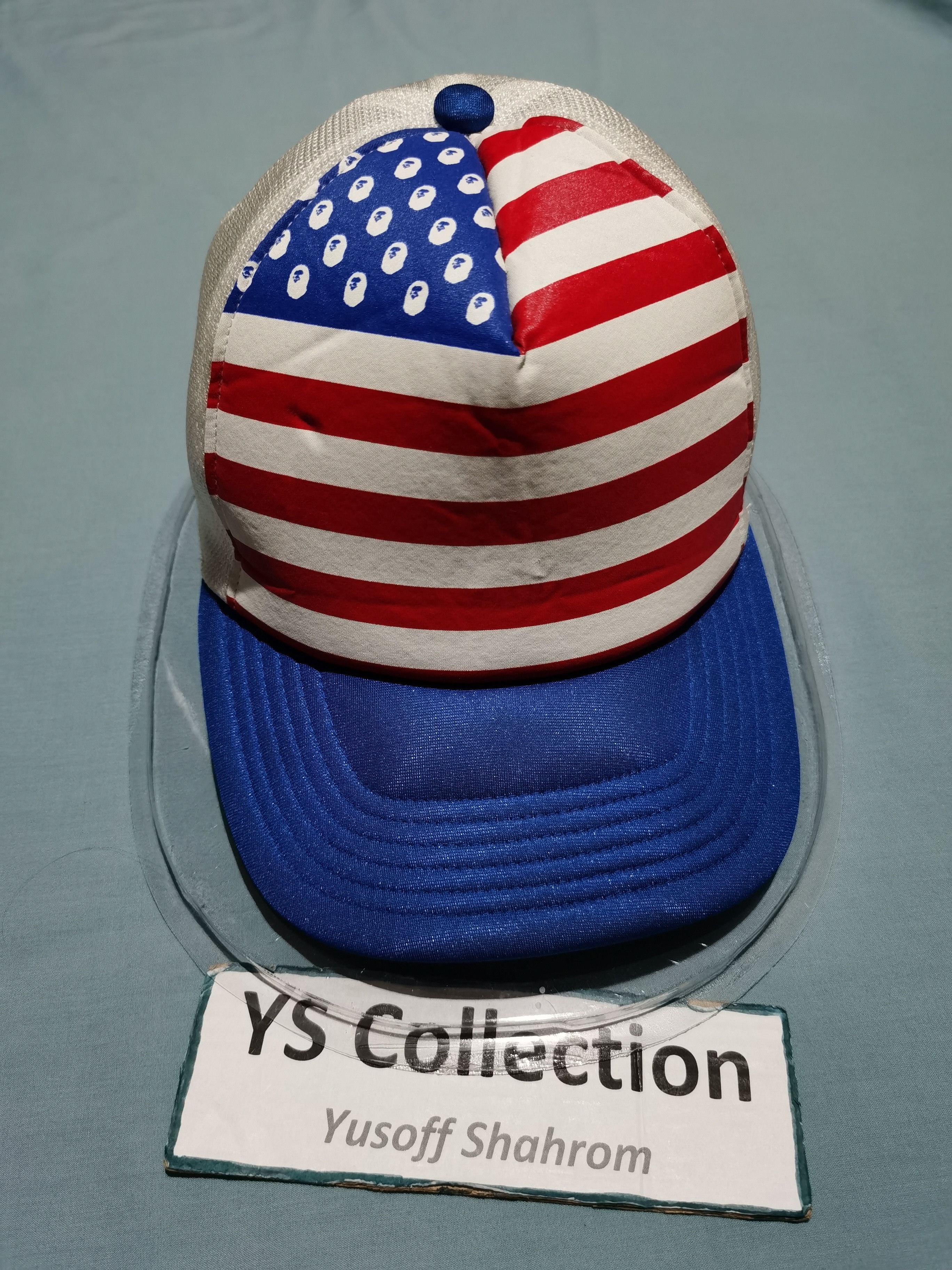 Bape Bape America Flag Trucker Cap/Hat Size ONE SIZE - 1 Preview