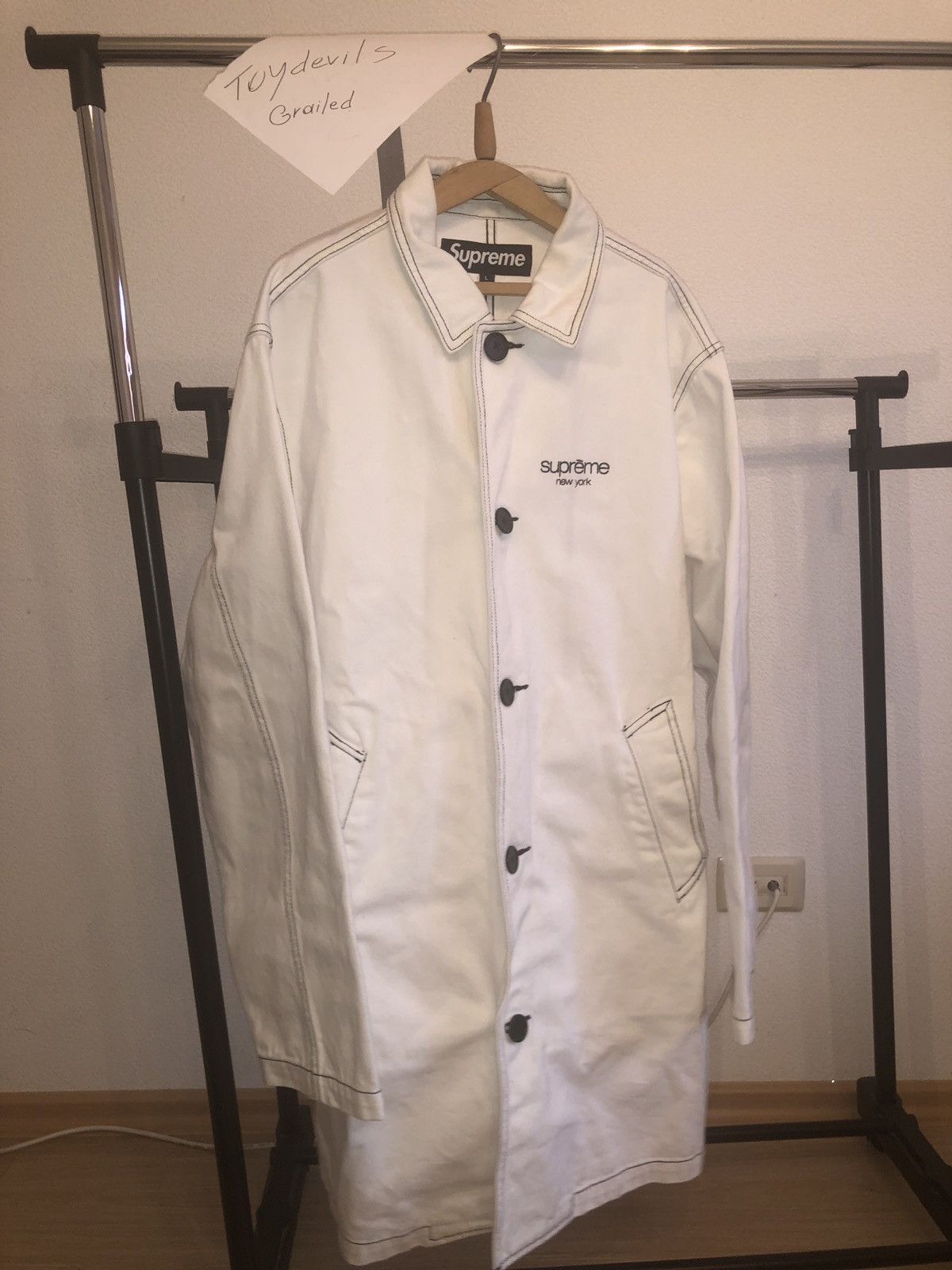 Supreme Washed Work Trench Coat | Grailed