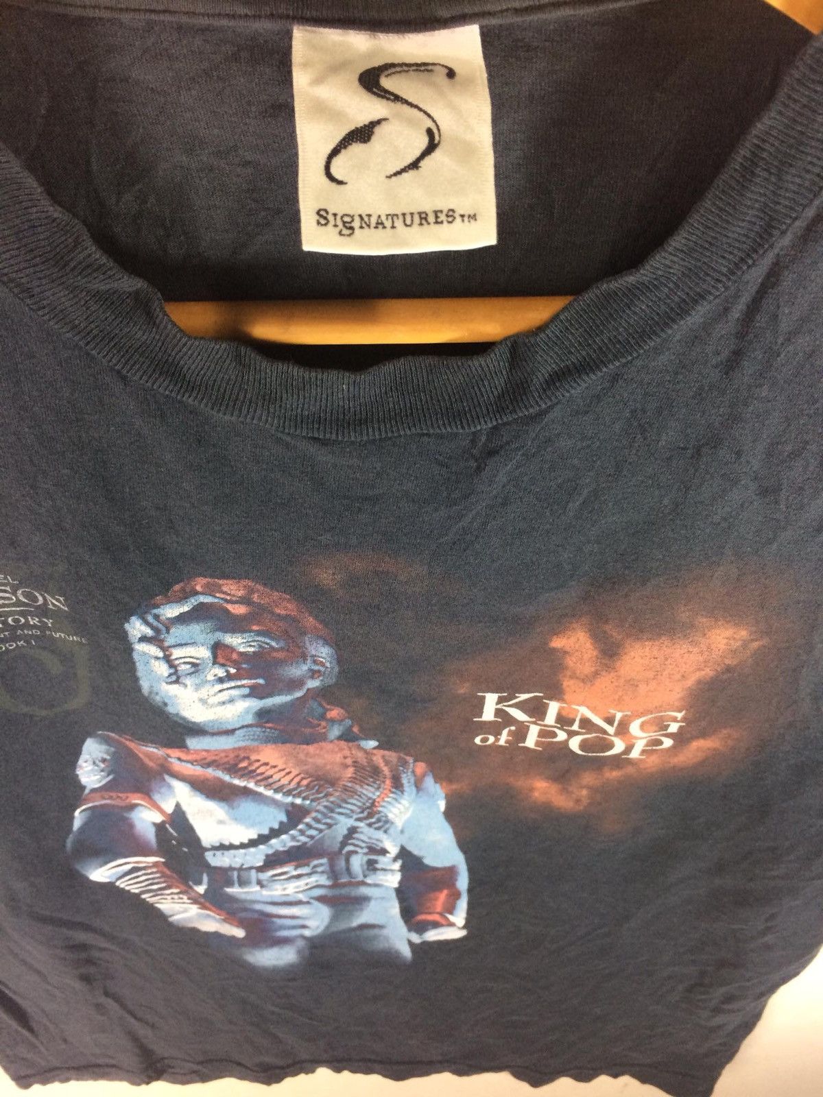 Band Tees × Michael Jackson × Vintage King of Pop Michael Jackson Memorial Tee Size US L / EU 52-54 / 3 - 3 Thumbnail