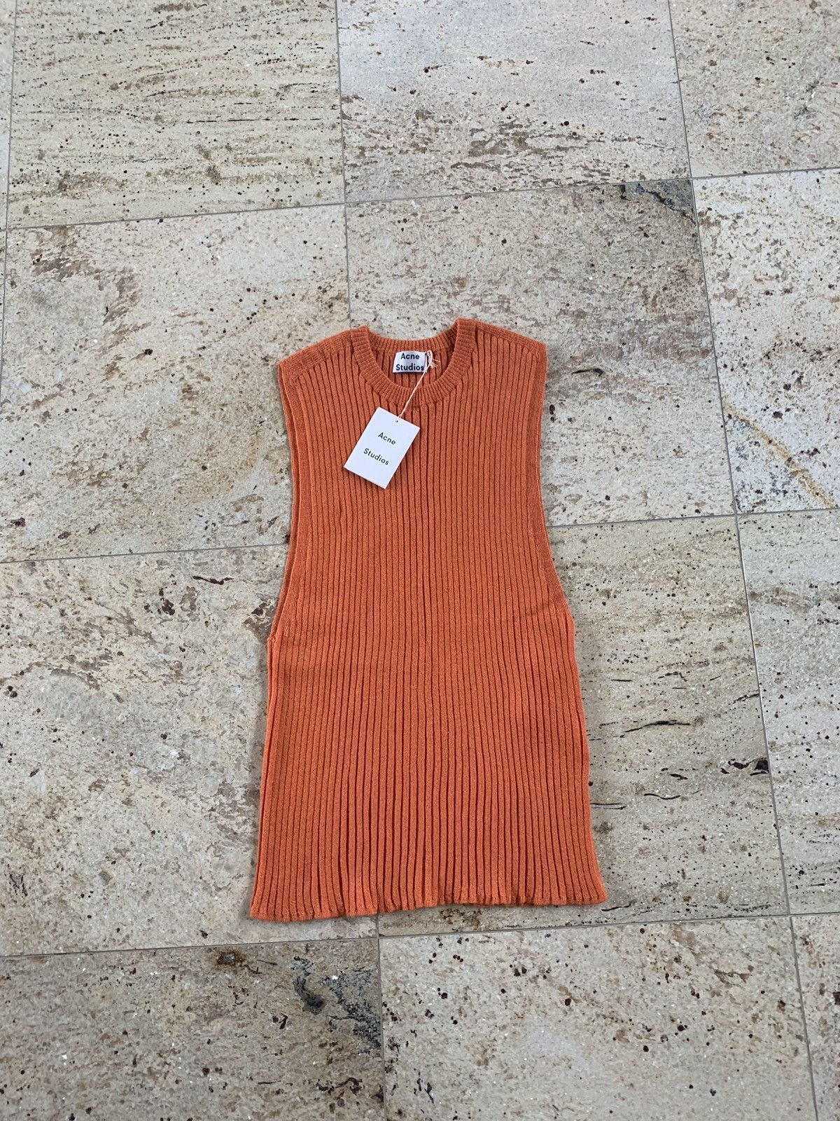 Acne Studios Korian PSS16 Alpaca Knit Tank Size US XL / EU 56 / 4 - 1 Thumbnail
