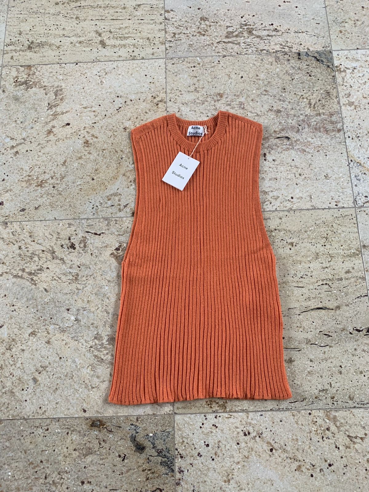 Acne Studios Korian PSS16 Alpaca Knit Tank Size US XL / EU 56 / 4 - 2 Thumbnail