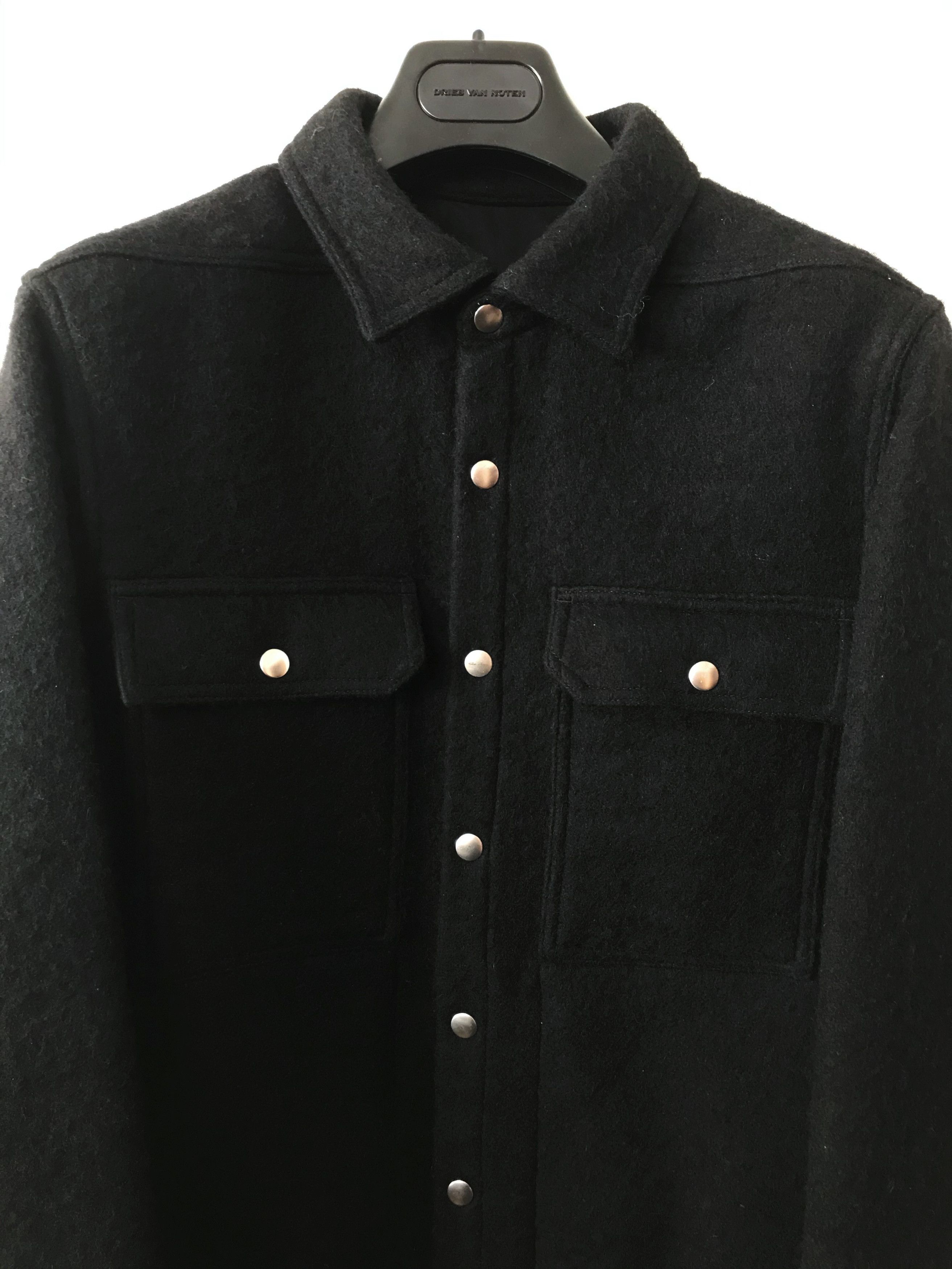 Rick Owens REPOST 6 DAYS! EU46 Boiled Wool Outershirt Jacket Sisyphus |  Grailed