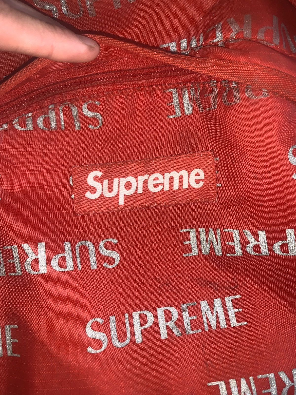 Supreme Supreme 3M Reflective Red Backpack Size ONE SIZE - 2 Thumbnail