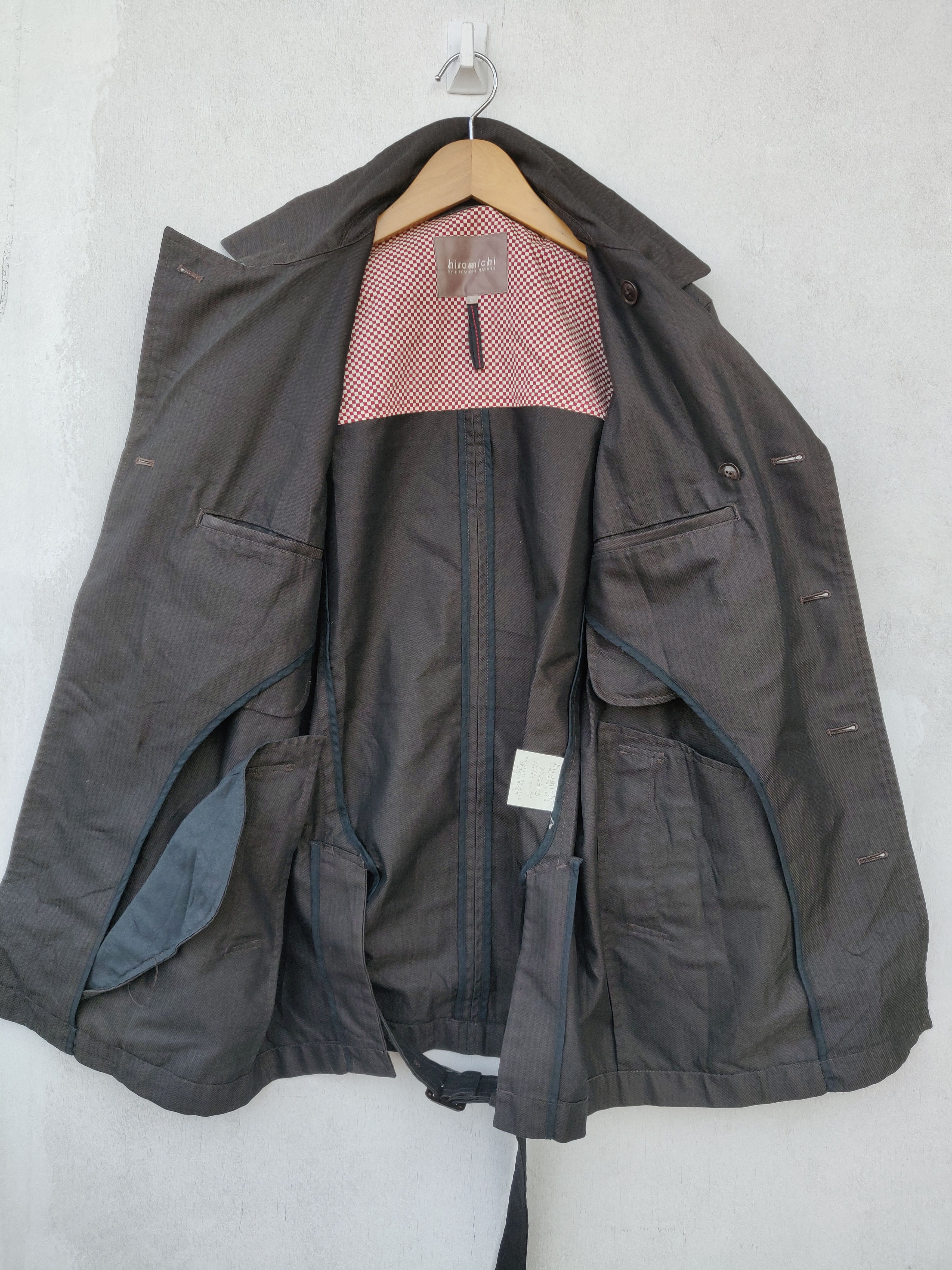 Designer × Japanese Brand × Vintage Hiromichi Nakano Double Breasted Trench Coat Size US L / EU 52-54 / 3 - 13 Thumbnail