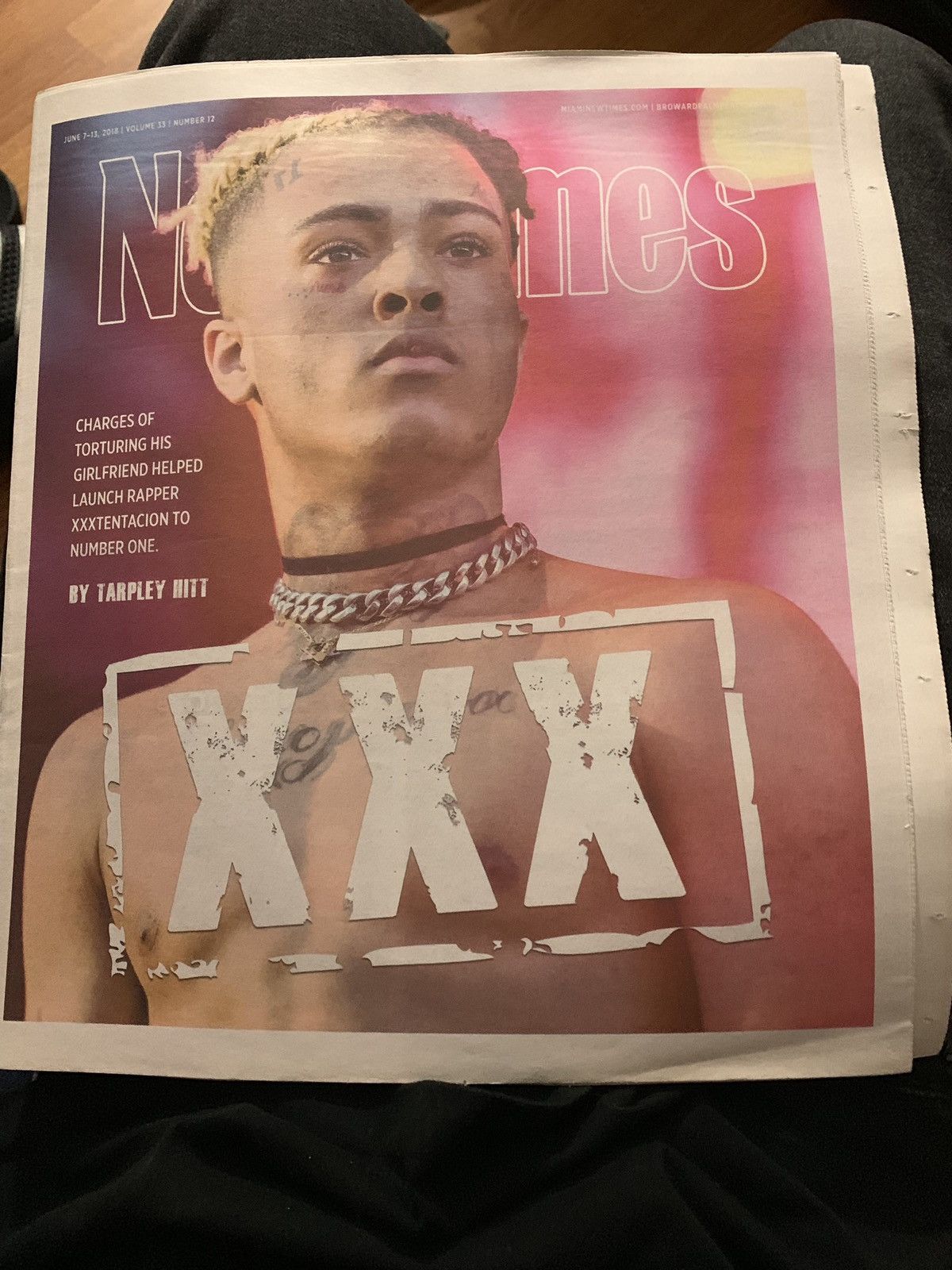 Avant Garde × Bad × Revenge XXXTENTACION NEWS ARTICLE | Grailed