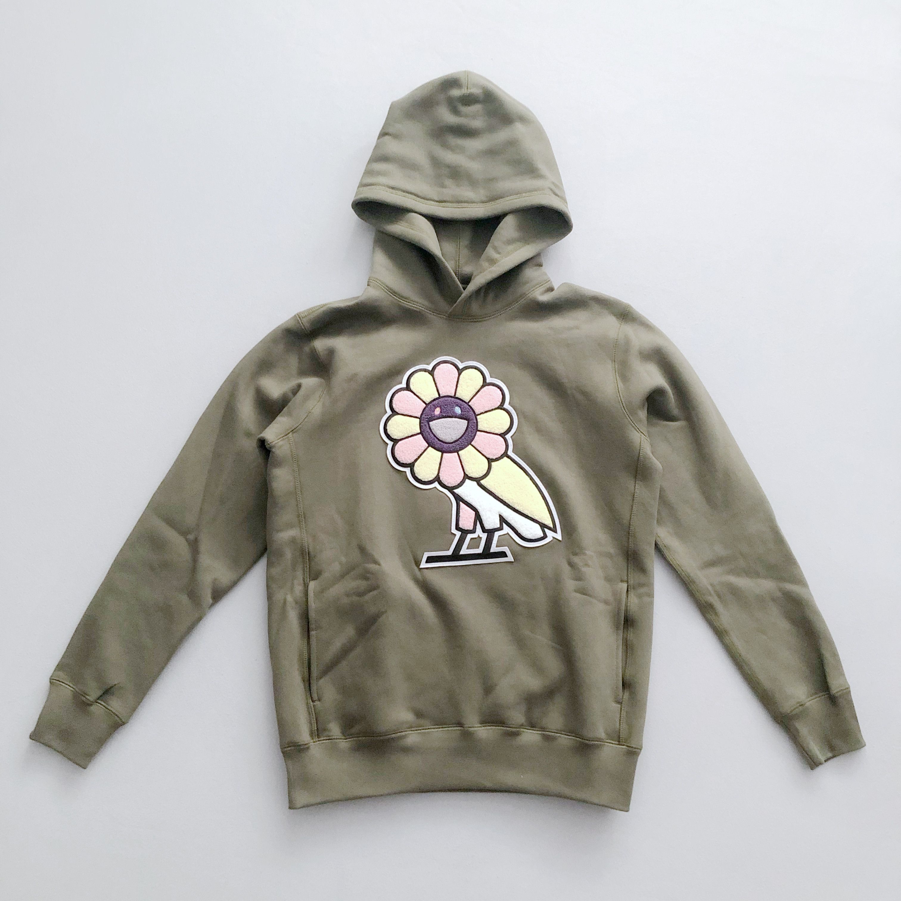 パーカー・フーディ Takashi Murakami x OVO Surplus Flower Owl Hoodie AW 19 2019 Takashi Murakami x OVO Hoodie Heather Grey Men's - FW18 - US