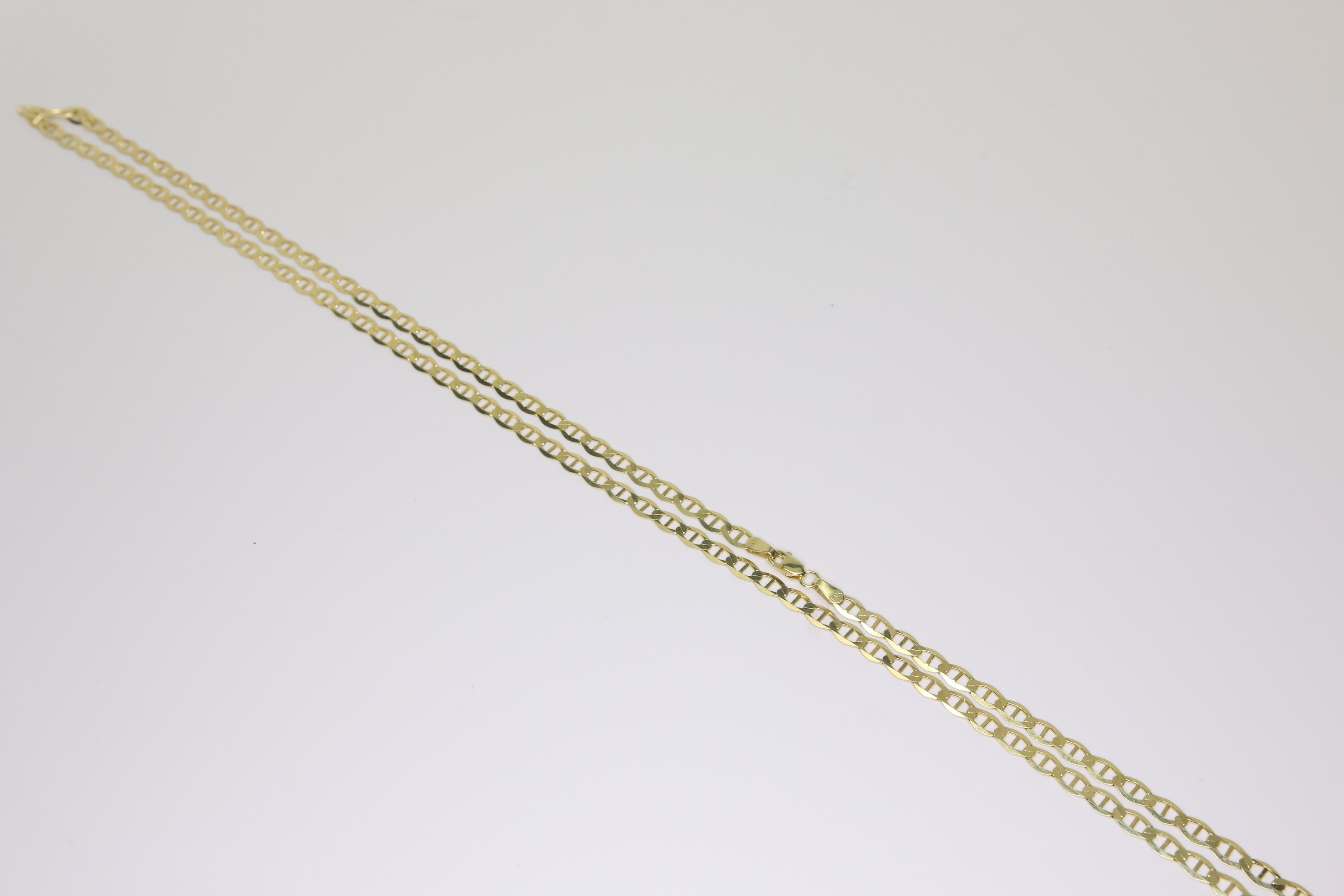 Gold 14k yellow solid gucci link chain 24" Size ONE SIZE - 2 Preview