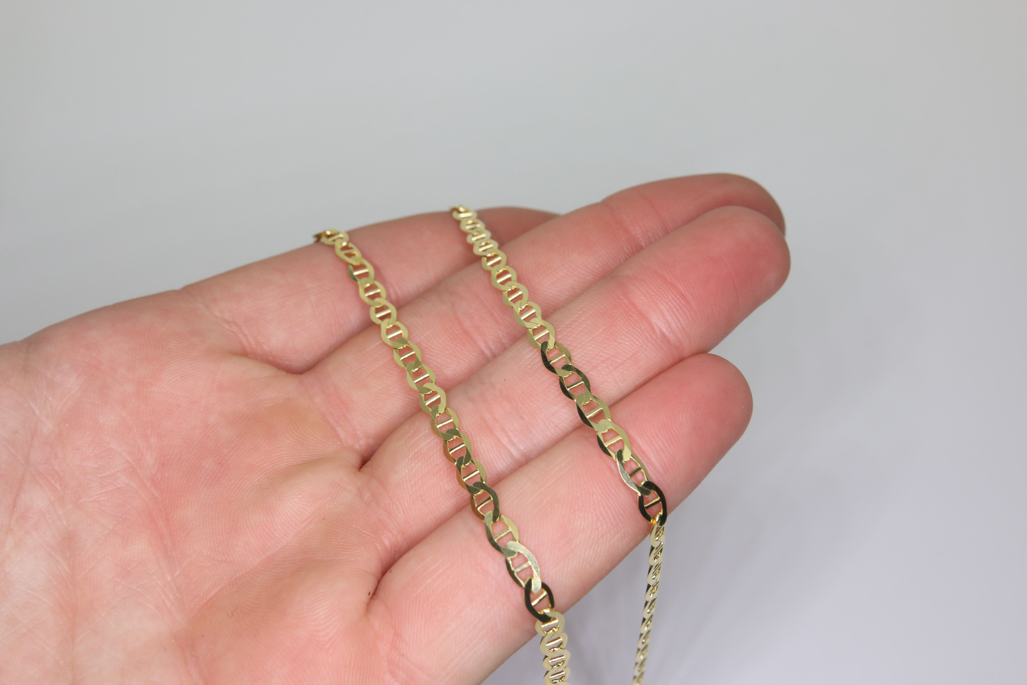 Gold 14k yellow solid gucci link chain 24" Size ONE SIZE - 4 Thumbnail